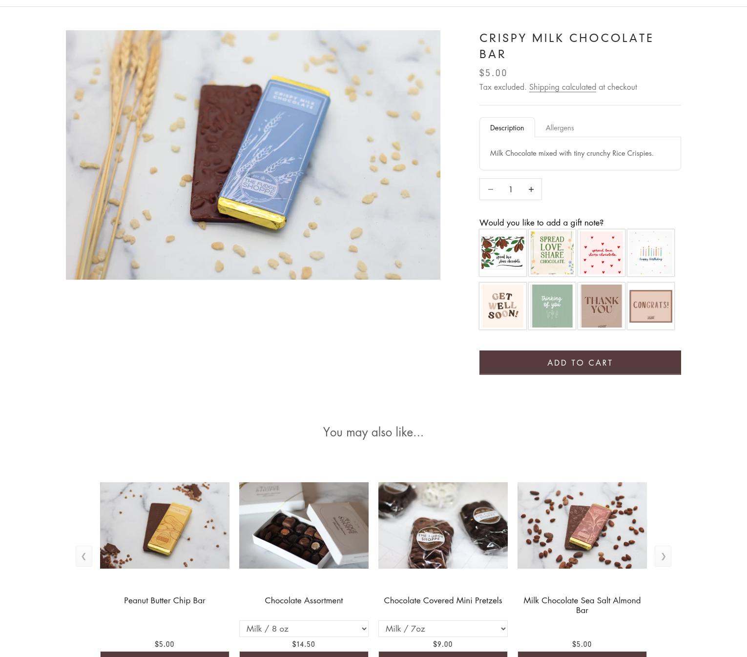 The Fudge Shoppe Menu