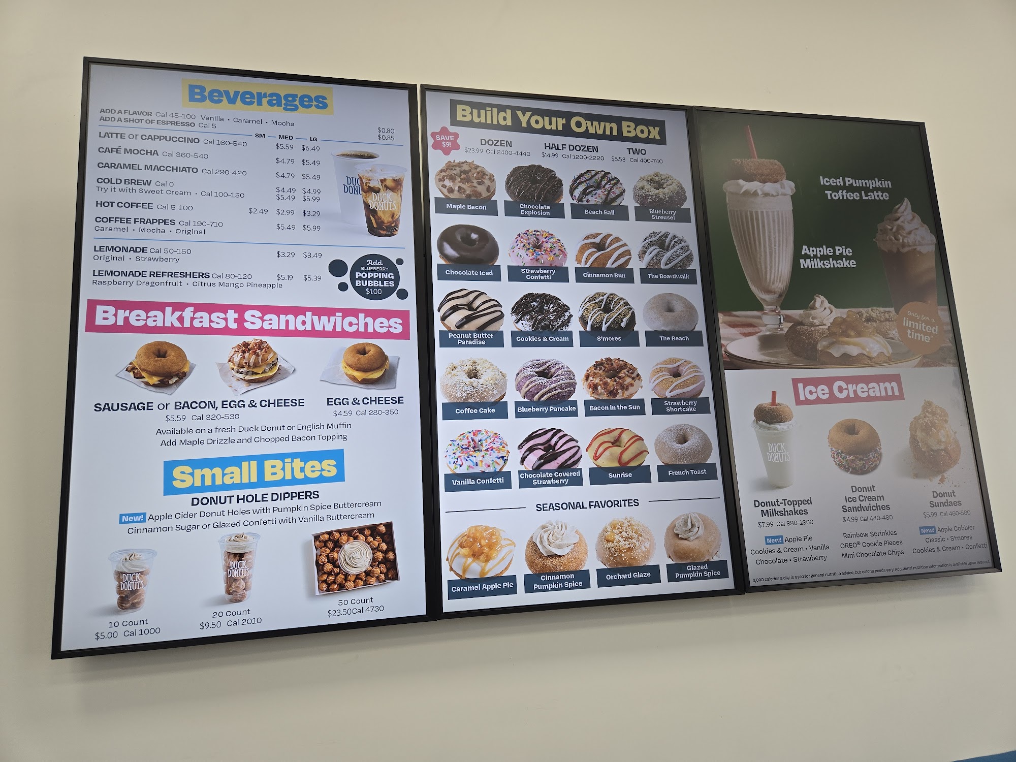 Duck Donuts Menu