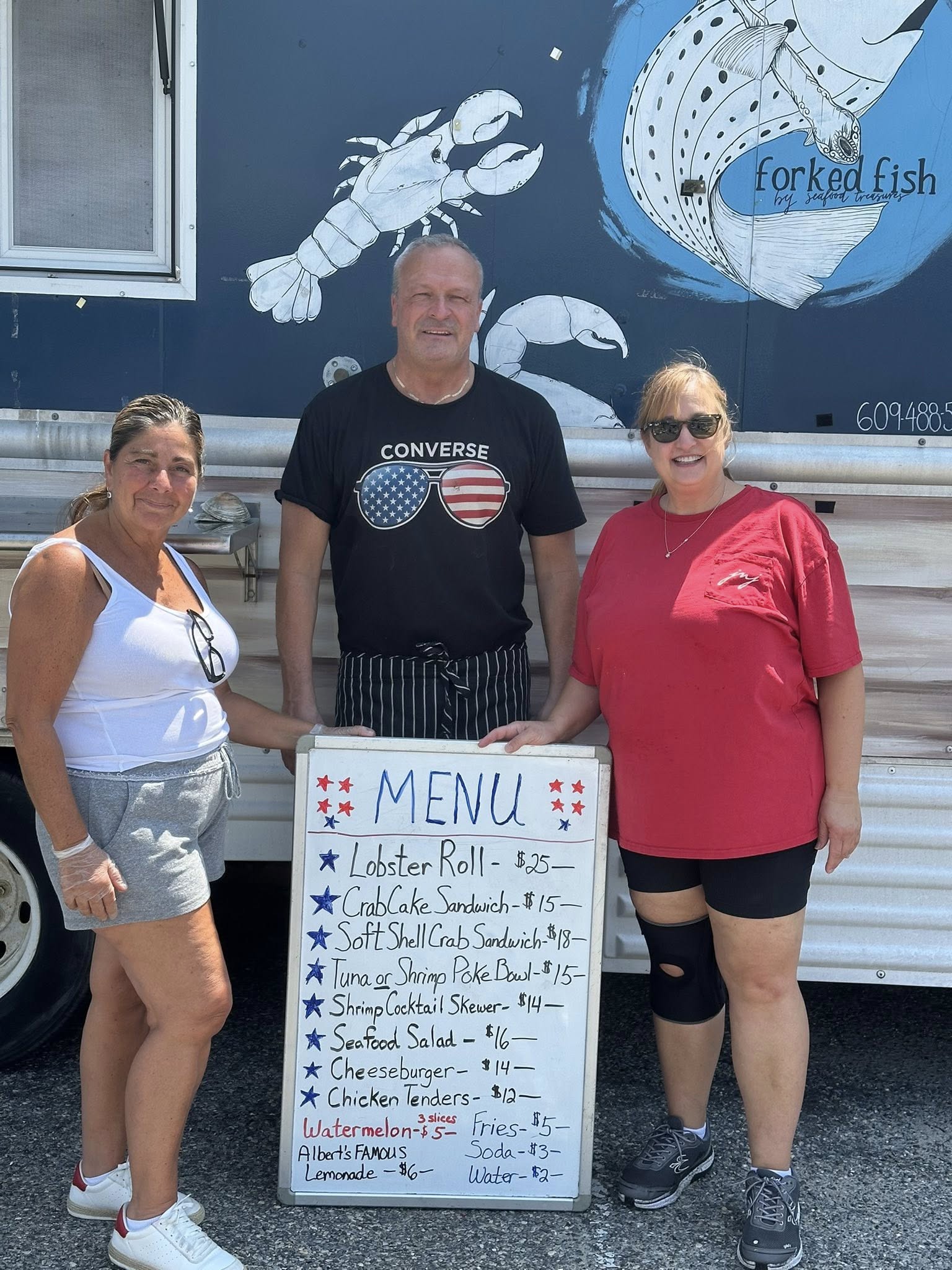 Seafood Treasures Menu