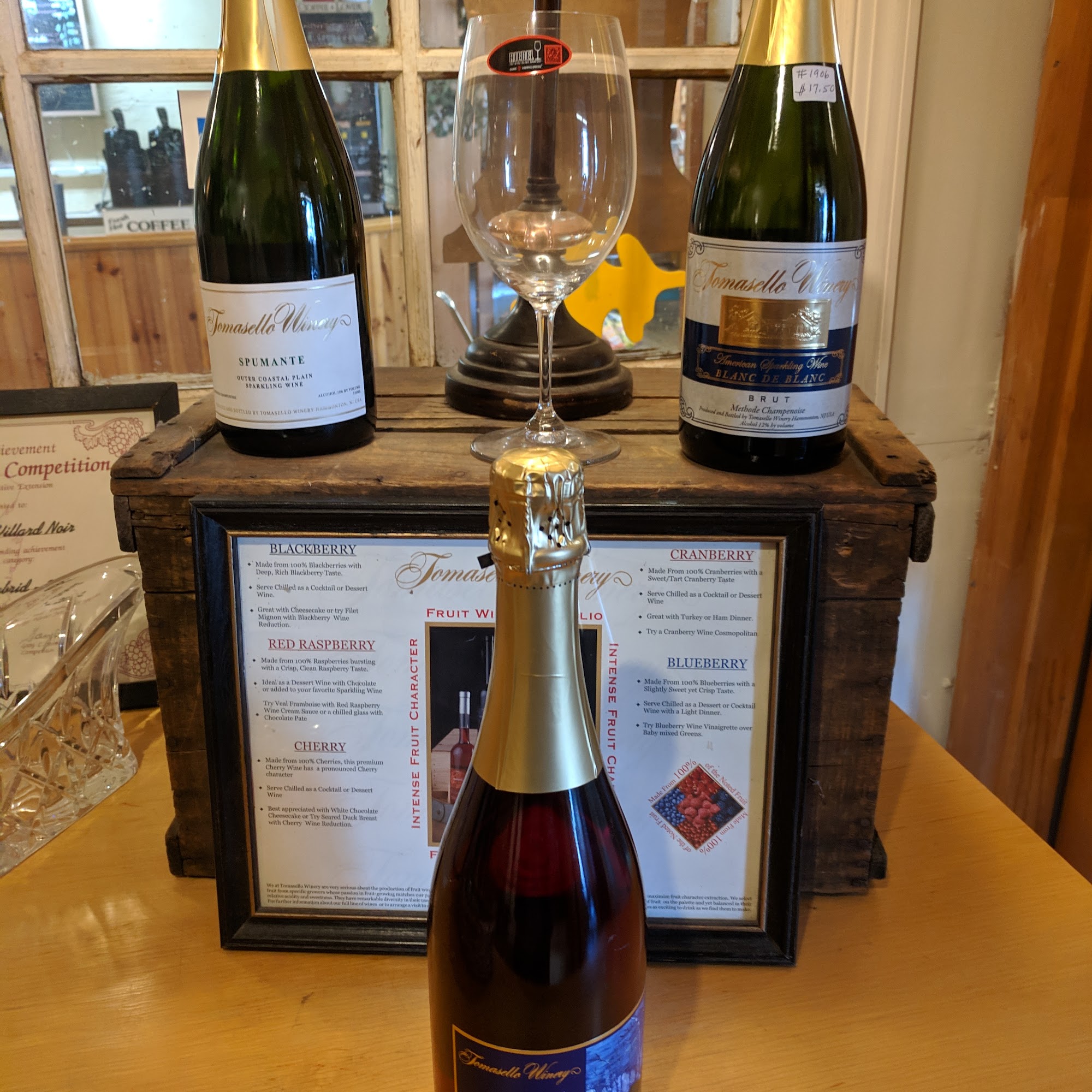 Tomasello Winery Tasting Room at Wemrock Orchards Freehold