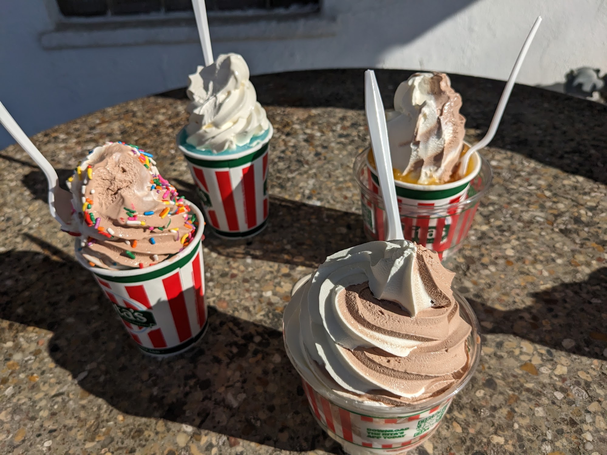 Rita's Italian Ice & Frozen Custard Menu
