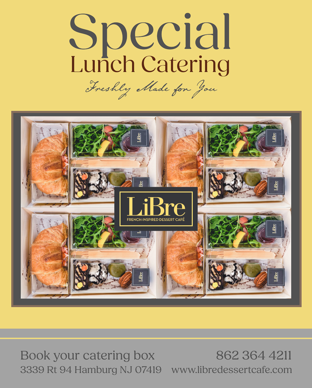 LiBre Dessert Cafe Menu