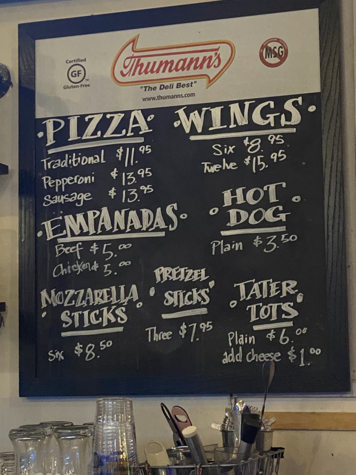 Mrs Riley's Publik House Menu