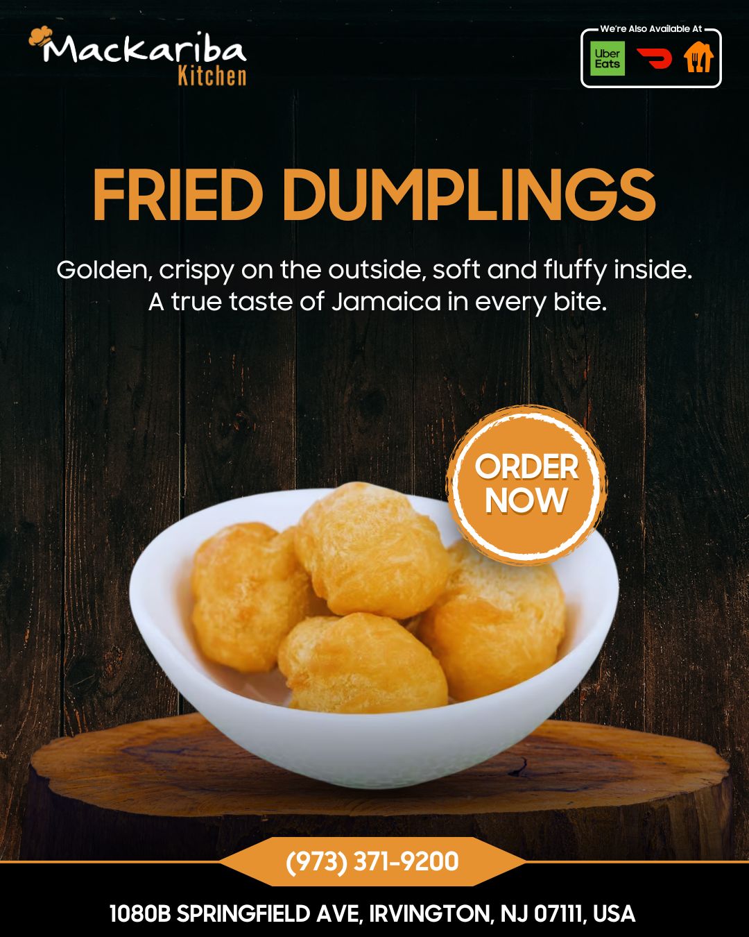 MacKariba Kitchen Menu