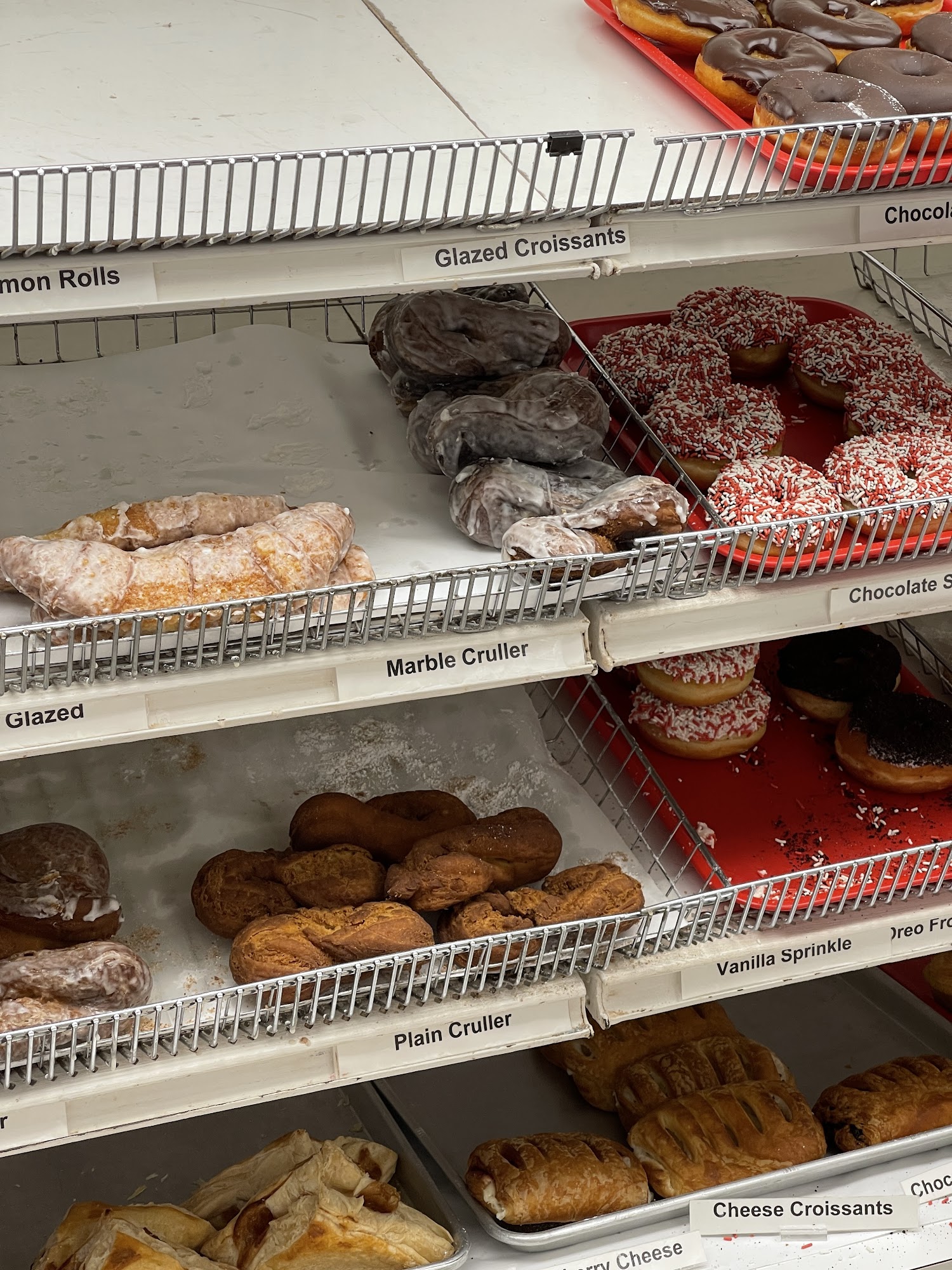 Village Donut Shop Menu