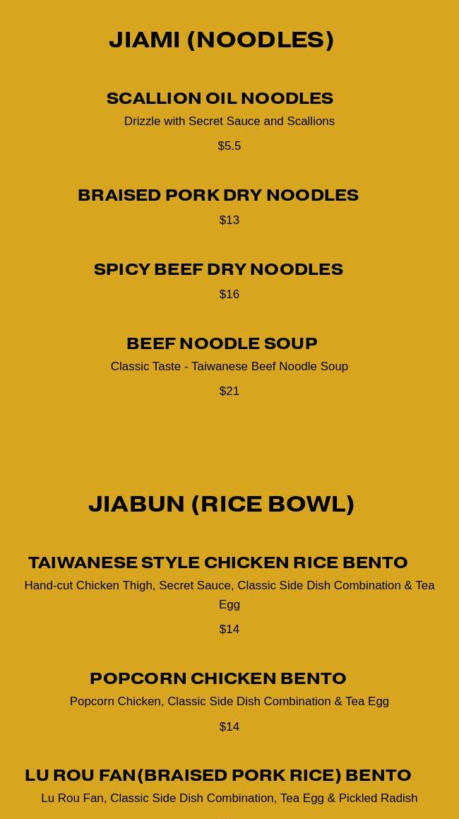 Gulp - Jersey City Menu