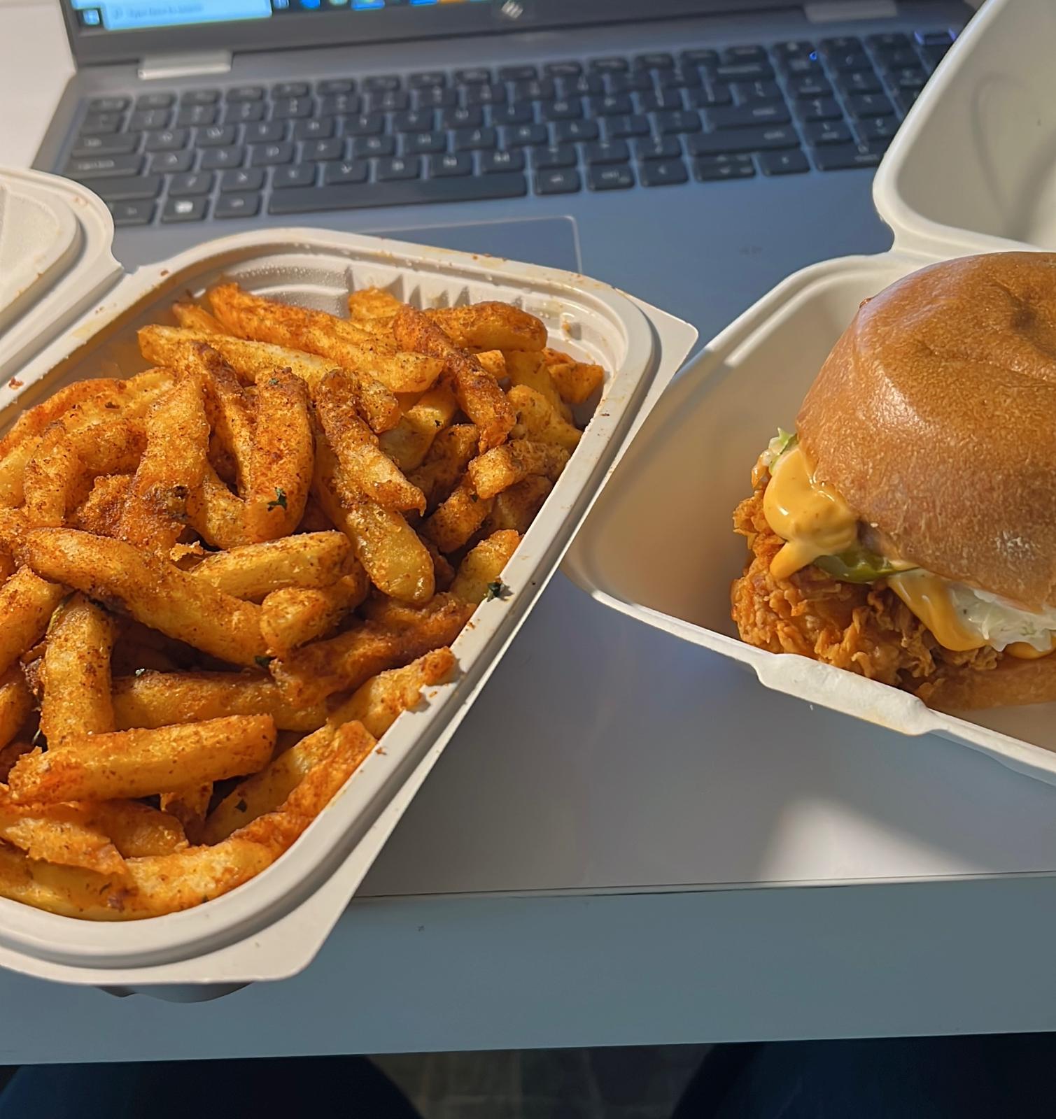 Flamin Feathers Menu