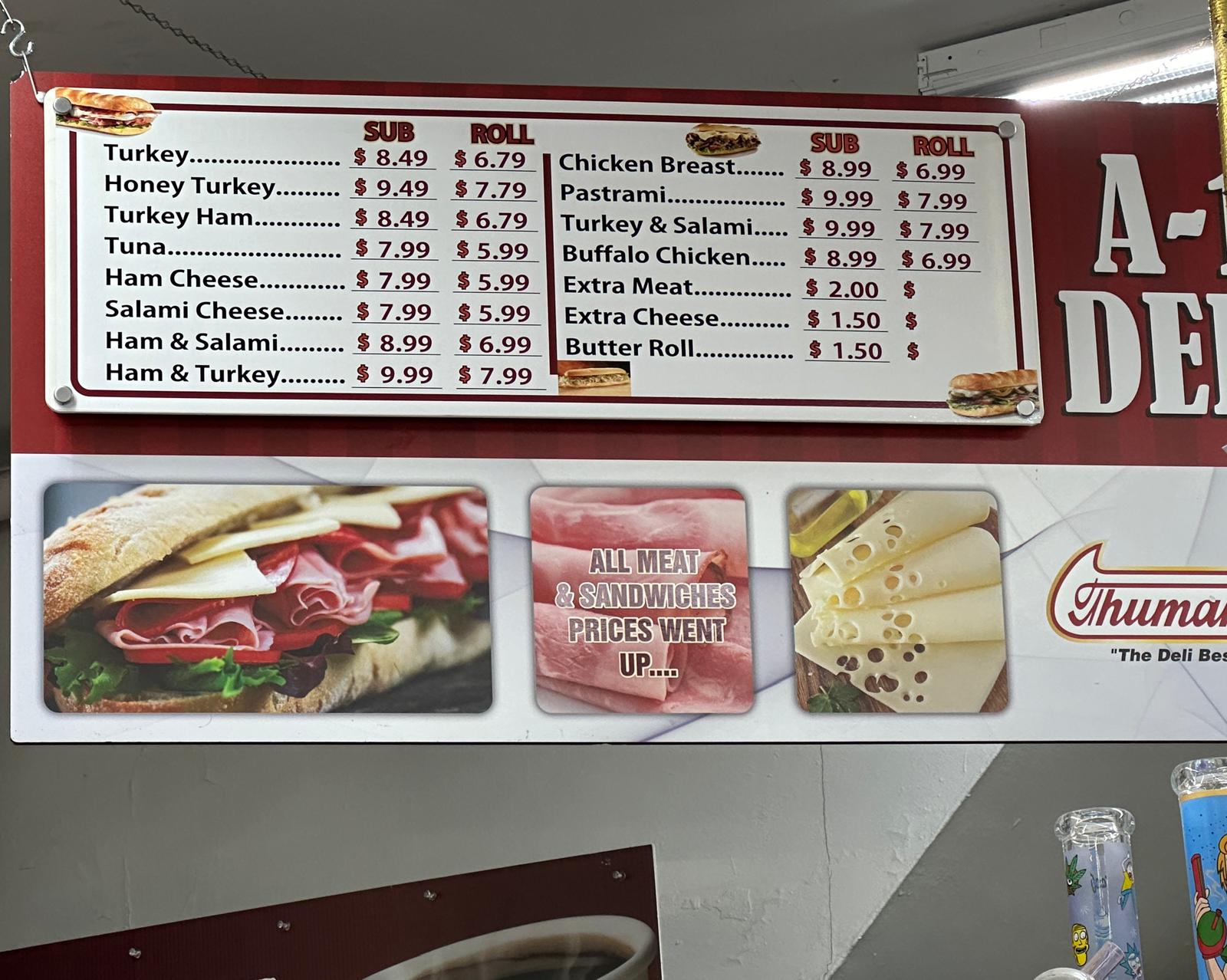 A1 Subs & Deli Menu
