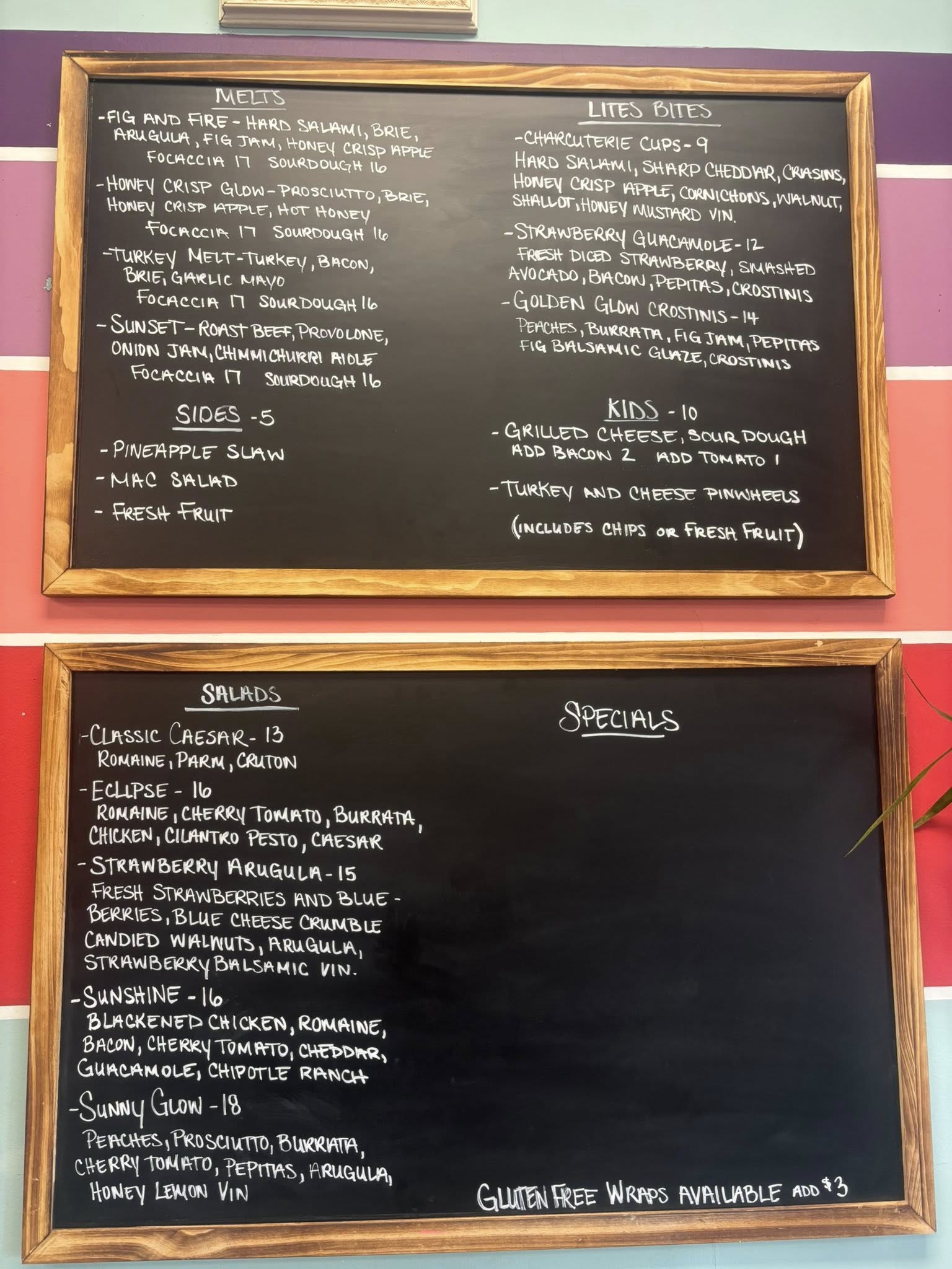Bright Side Kitchen & Catering Menu