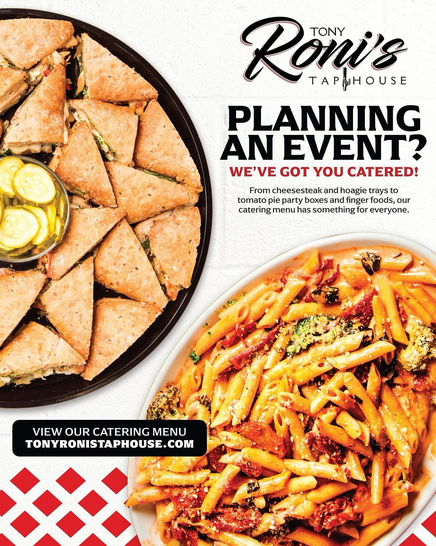 Tony Roni's Tap House Menu