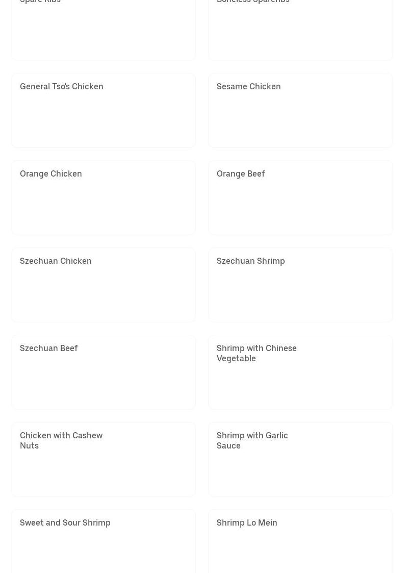 Hunan Wok Restaurant Menu