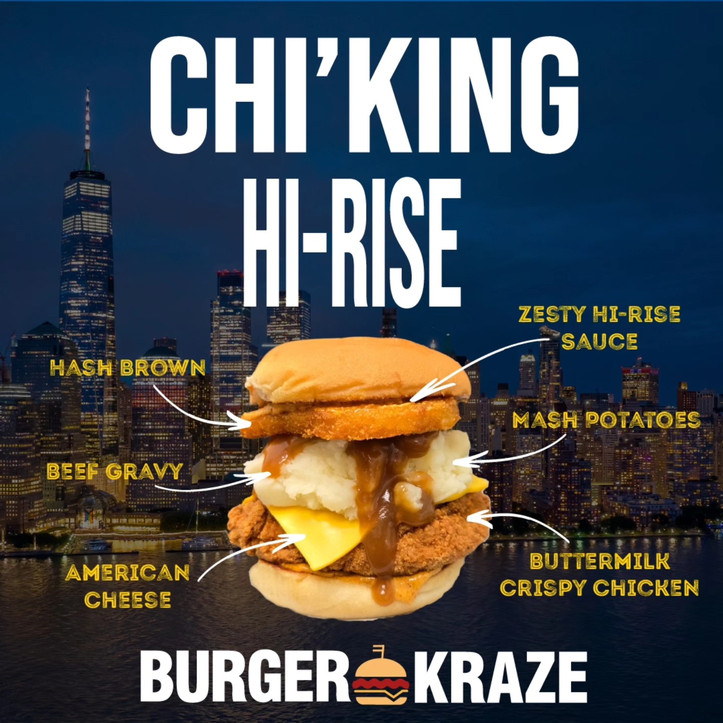 Burger Kraze Menu