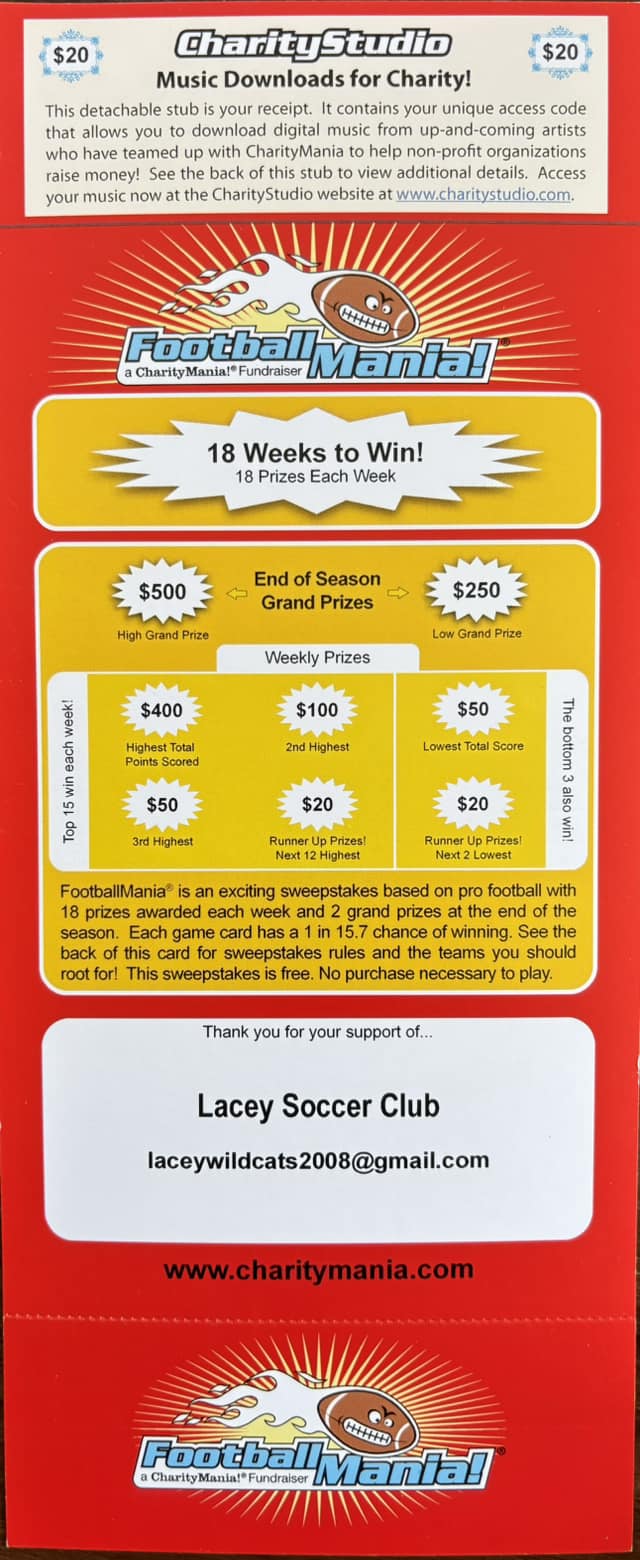 Becky's Creative Cakes Menu