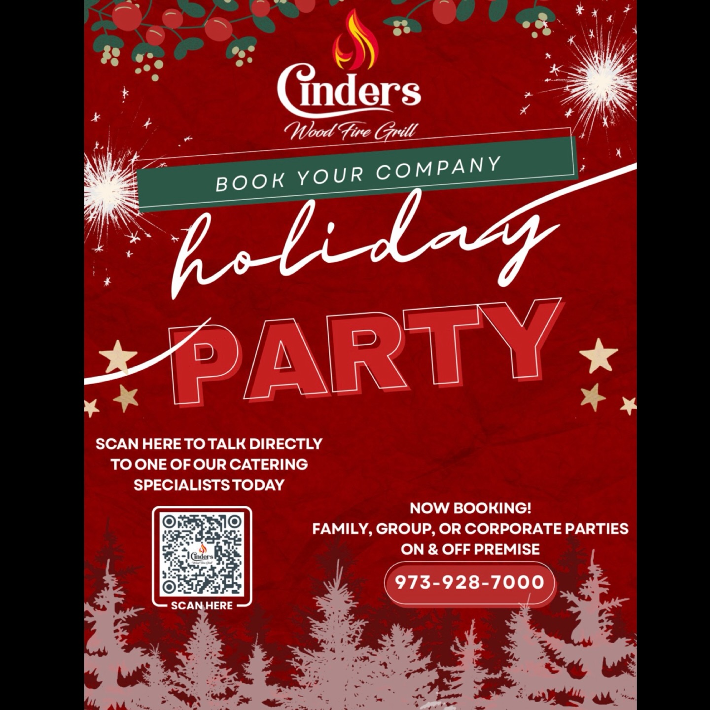 Cinders Wood Fire Grill Mine Hill