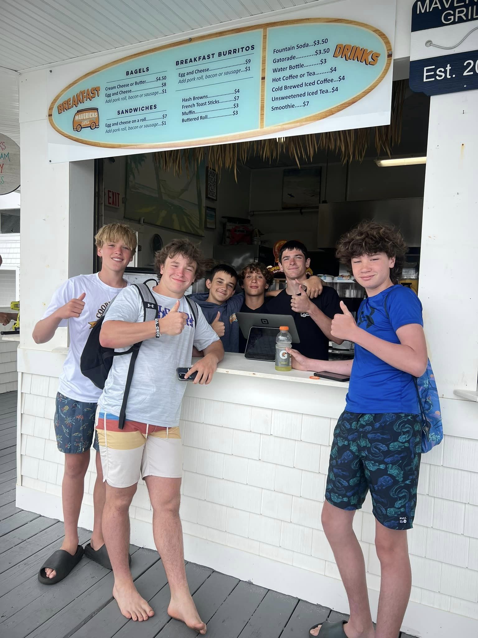 Mavericks Grill Menu