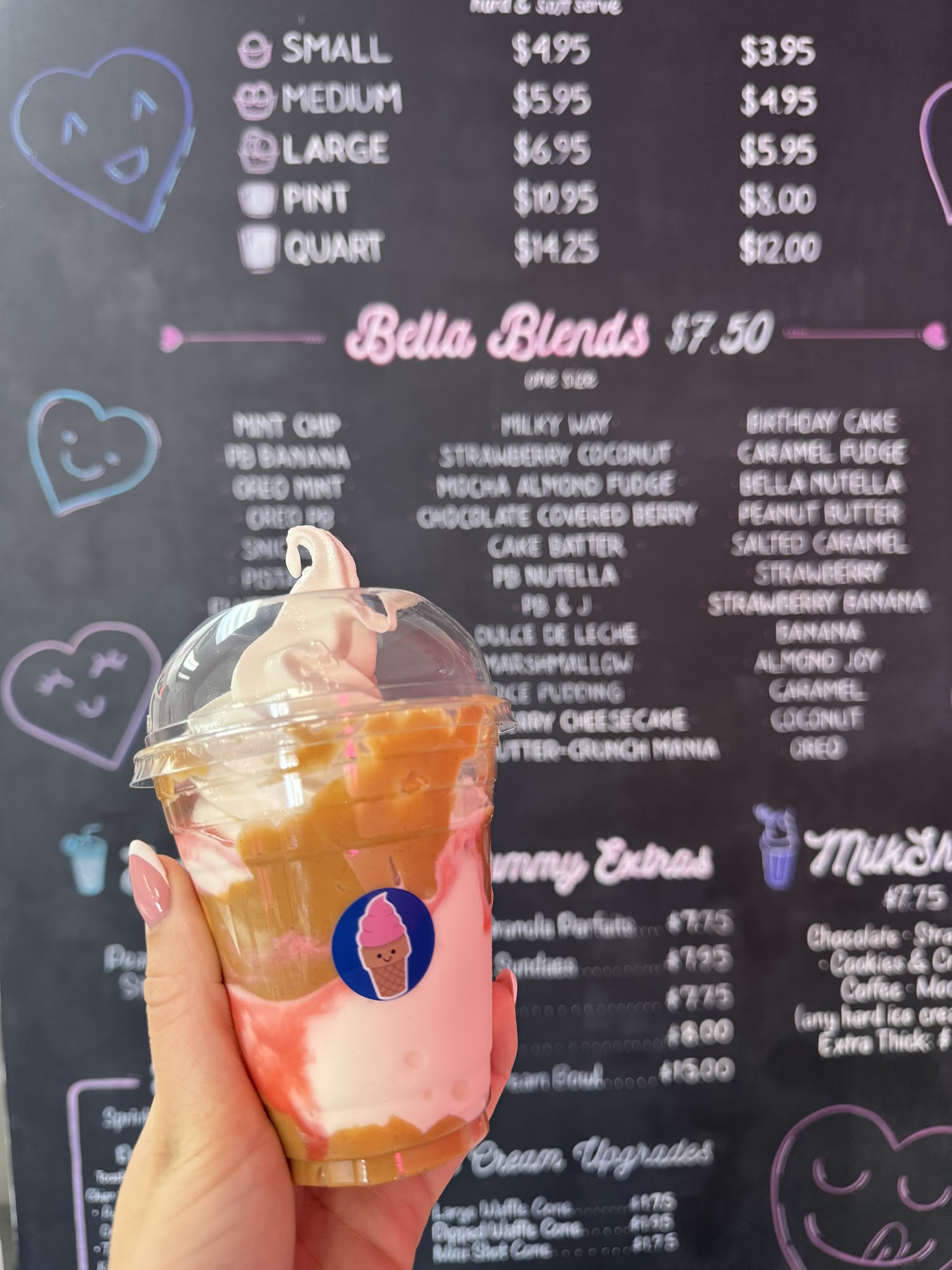 Bellalicious Menu
