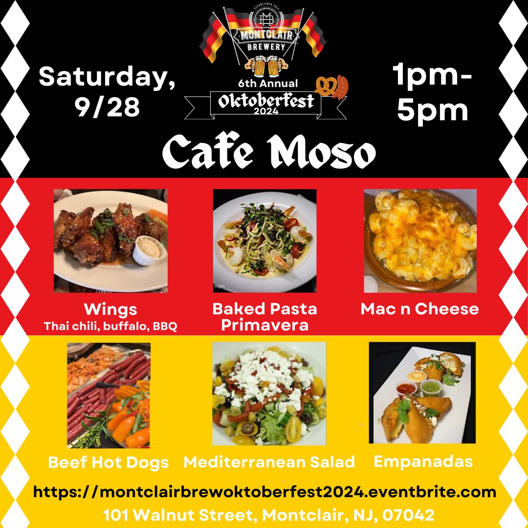 Montclair Brewery Menu