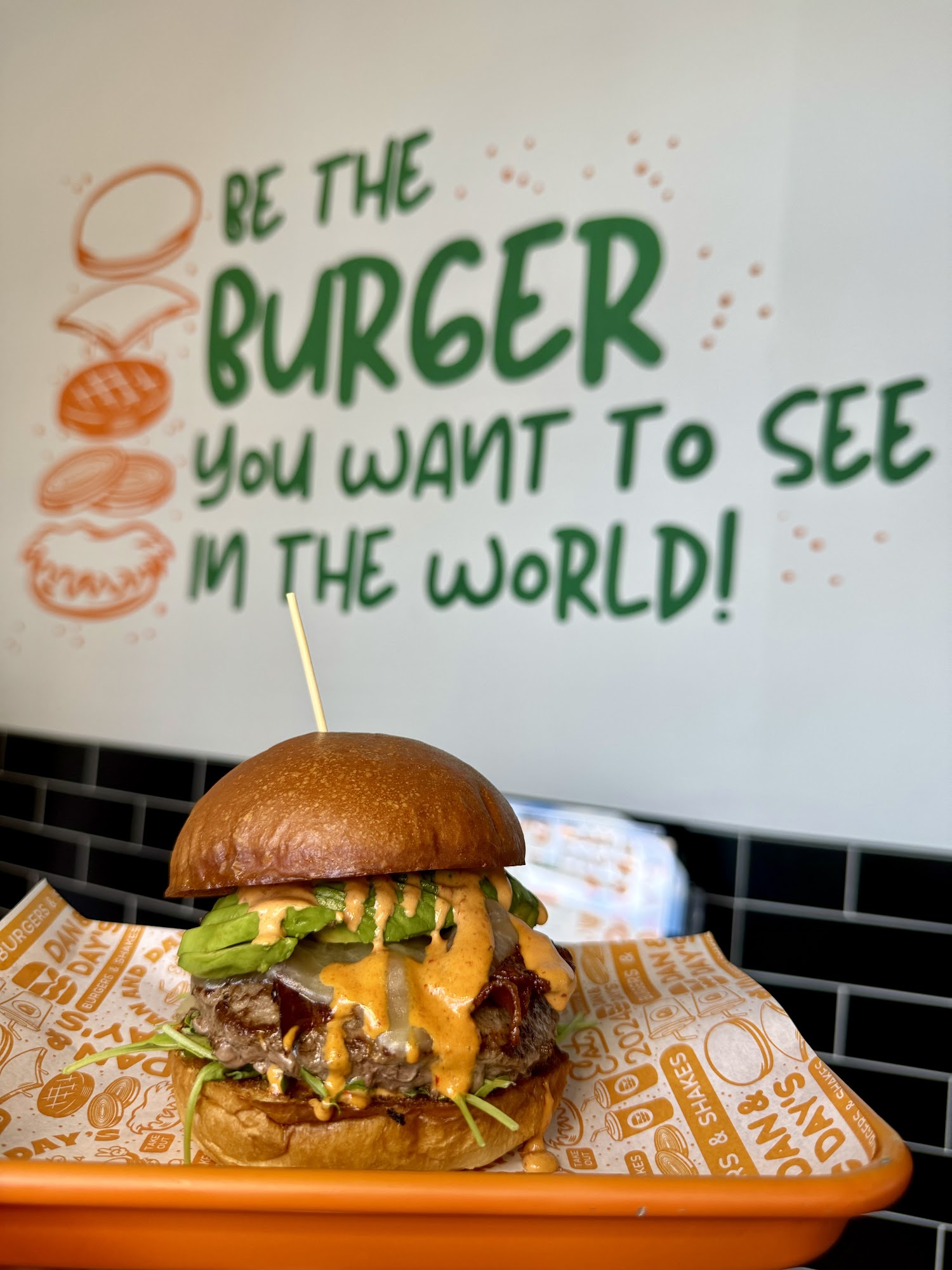 Dan & Day's Burgers and Shakes Menu