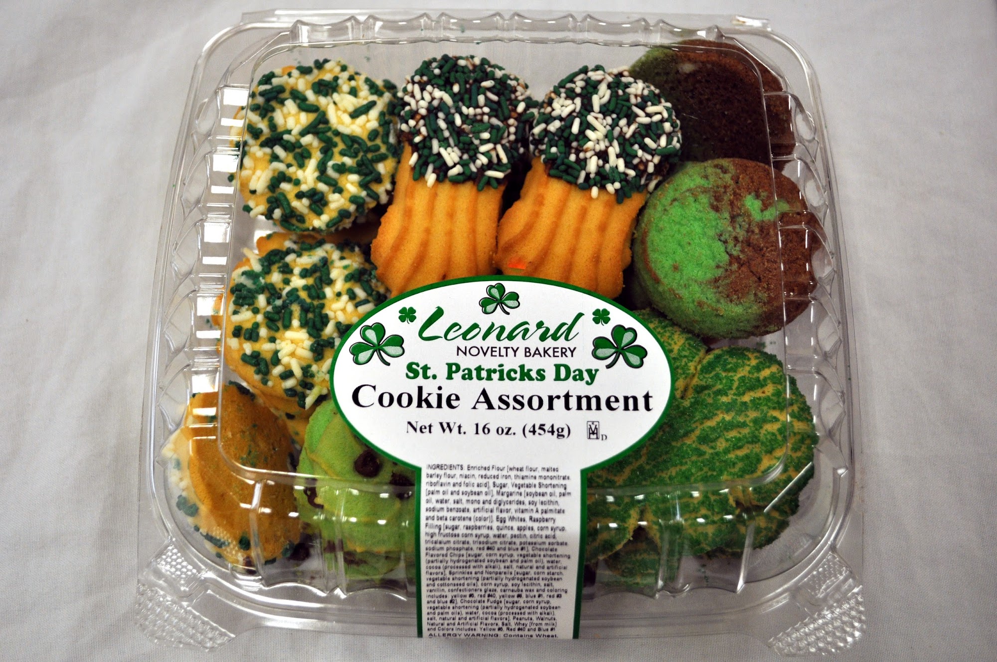 Leonard Novelty Bakery Menu