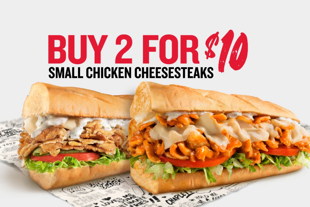 Charleys Cheesesteaks Menu