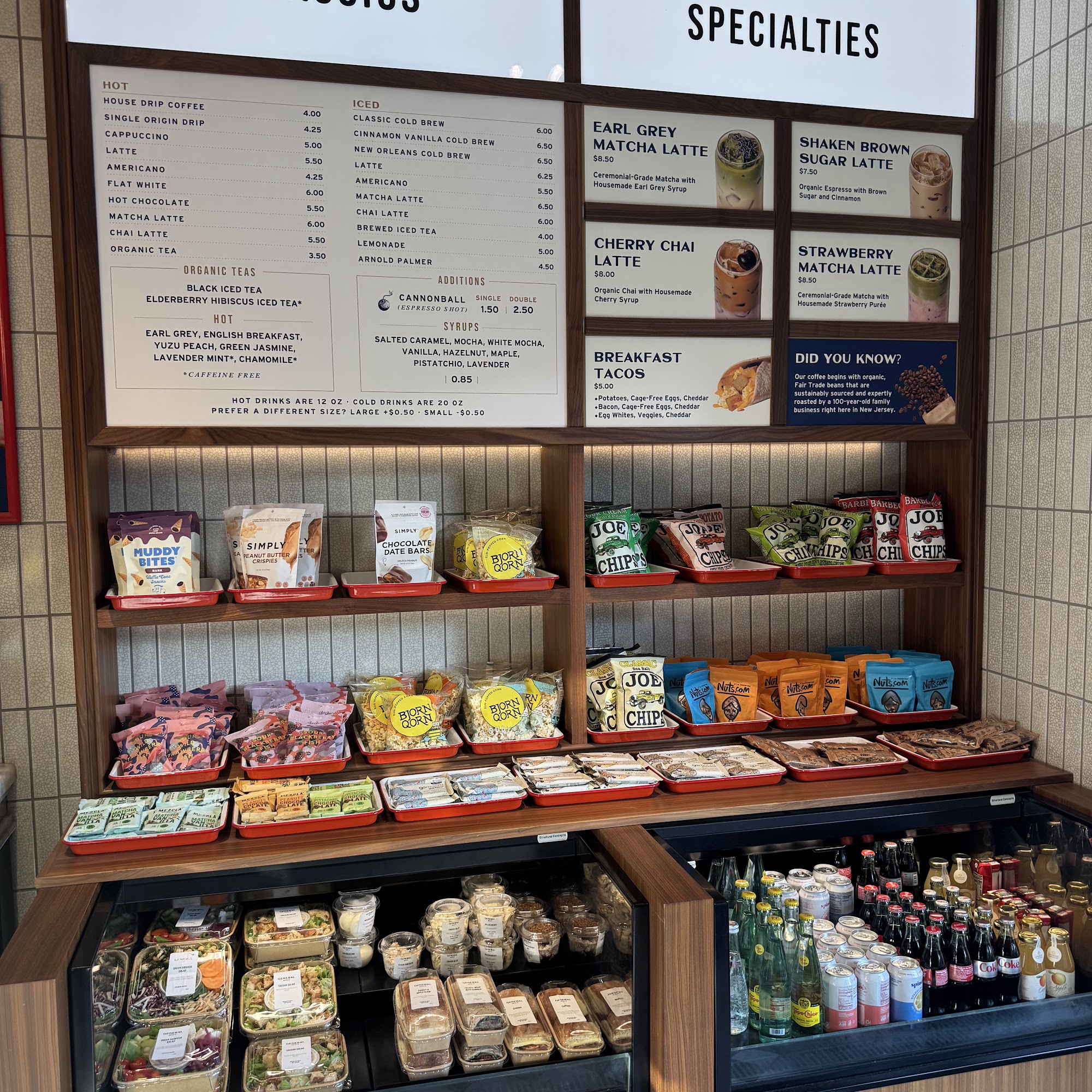 General Coffee Co Menu