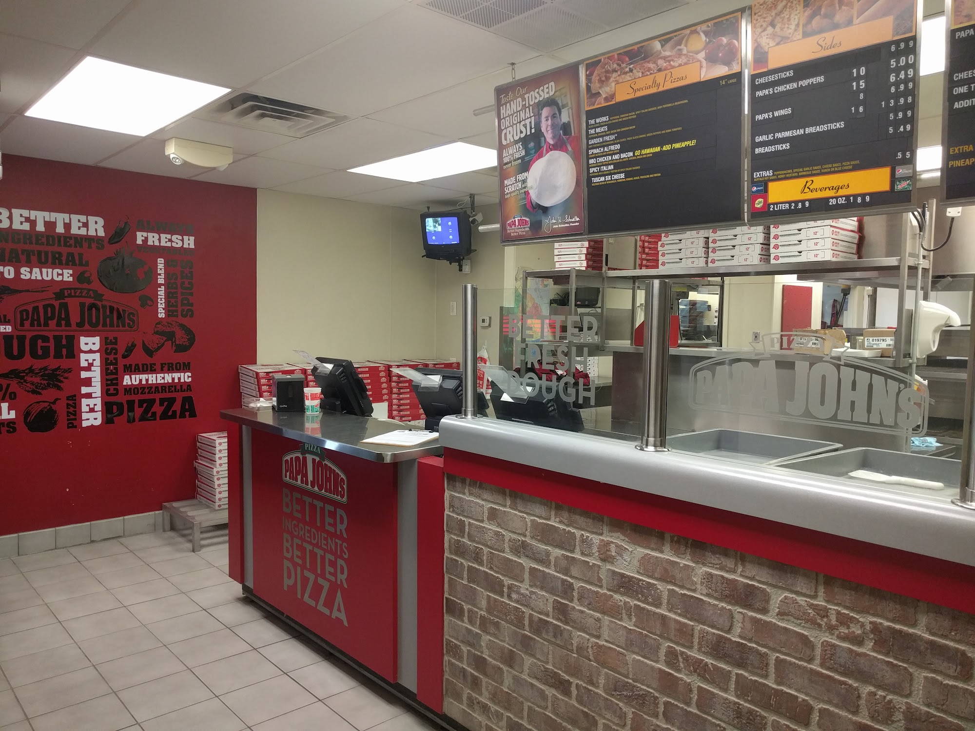 Papa Johns Pizza Menu