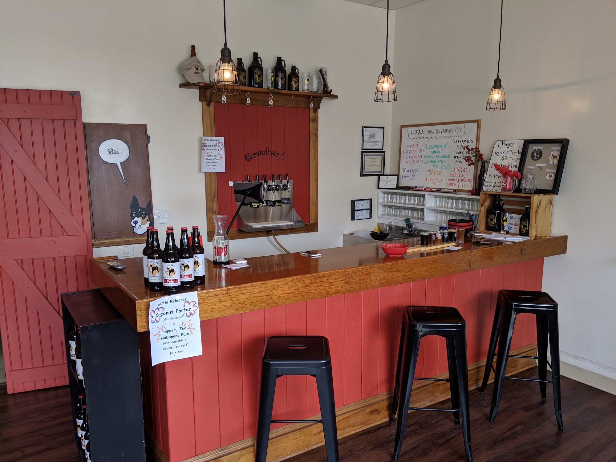 Little Dog Brewing Co. Menu