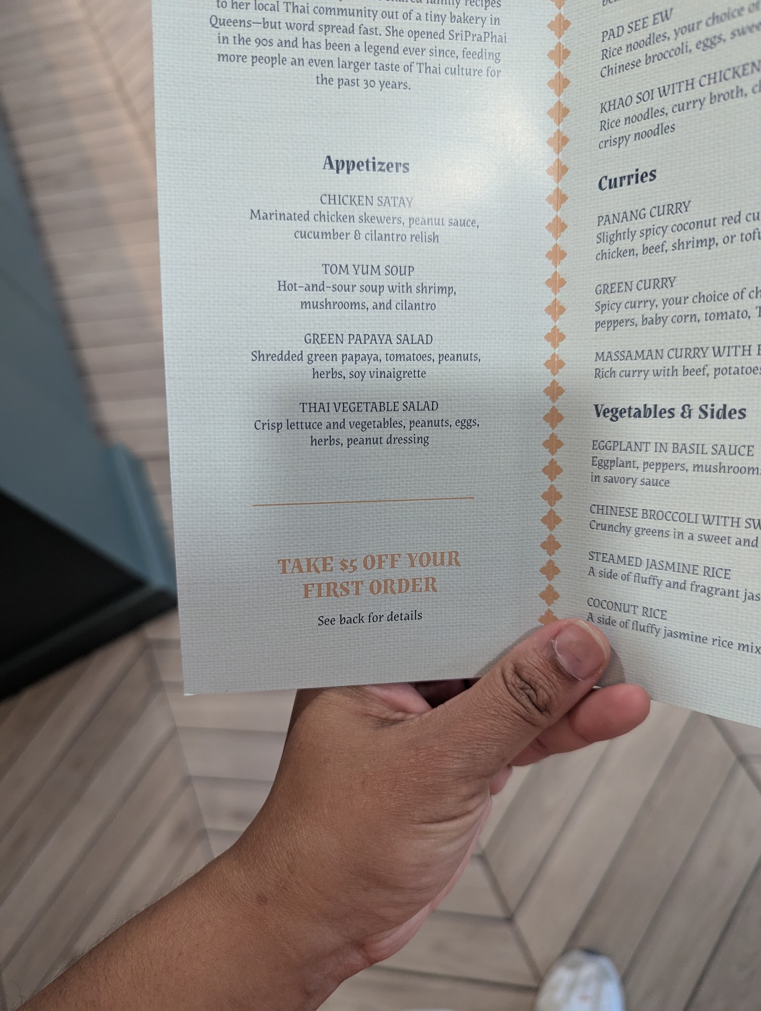 Wonder New Providence Menu