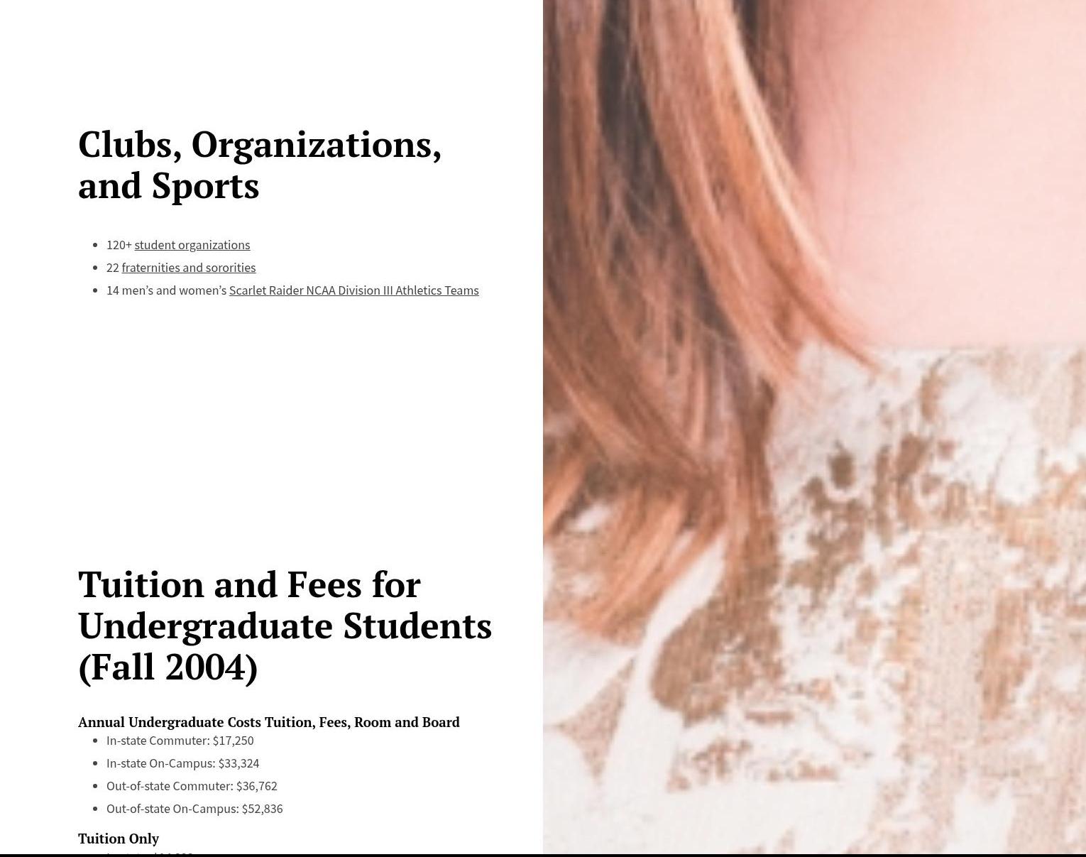 Ruth Bader Ginsburg Hall, Rutgers University - Newark Menu