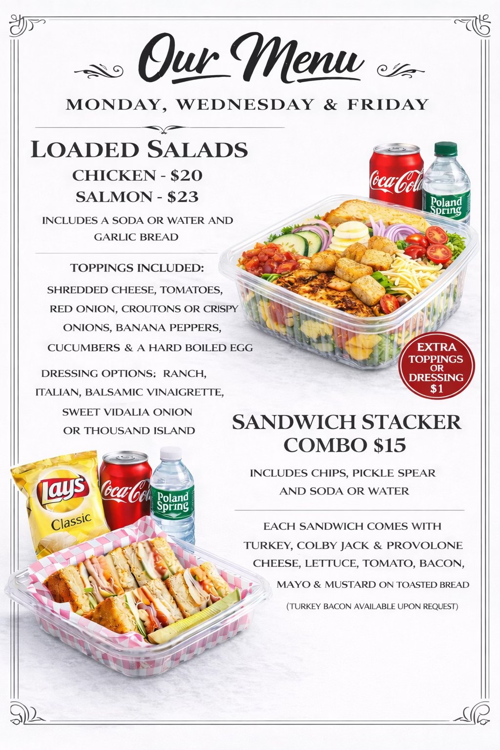 Grandma's Kitchen Menu