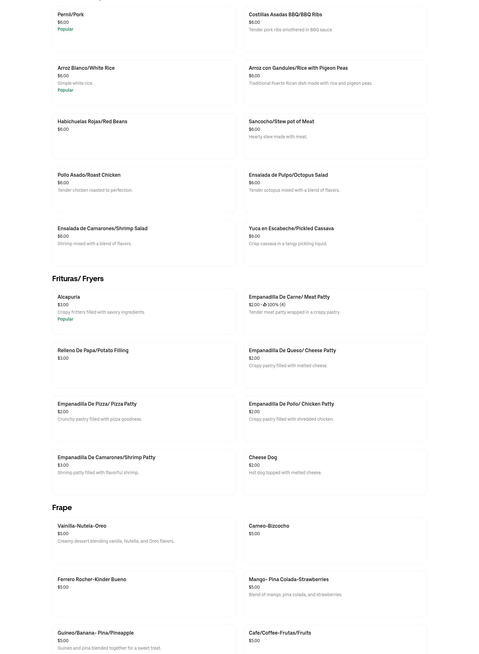 Eric & Rosemary Deli & Restaurant Menu