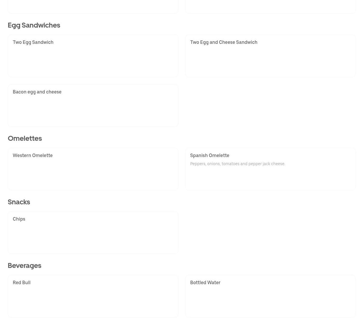 M Restaurants Menu