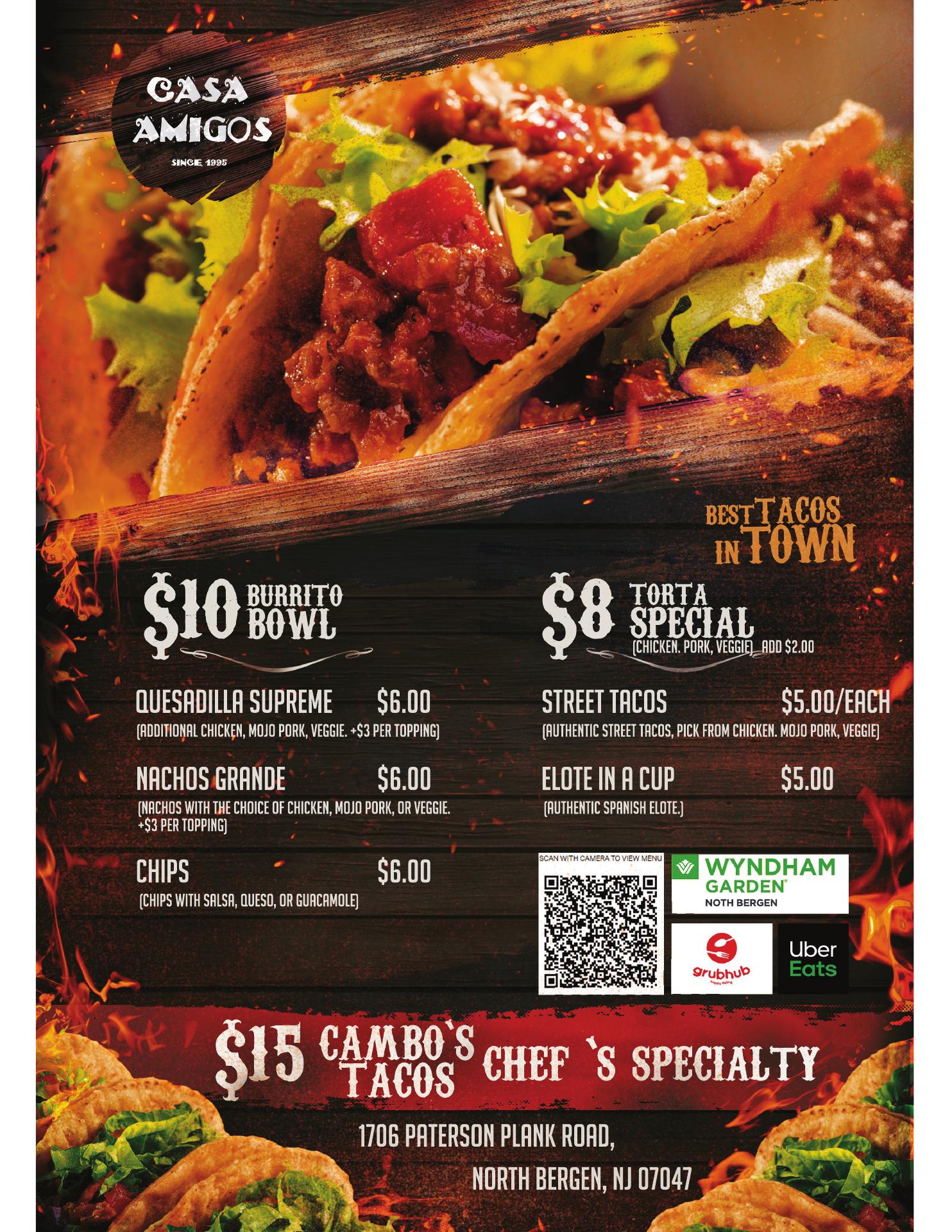 Wyndham Garden Restaurant Menu