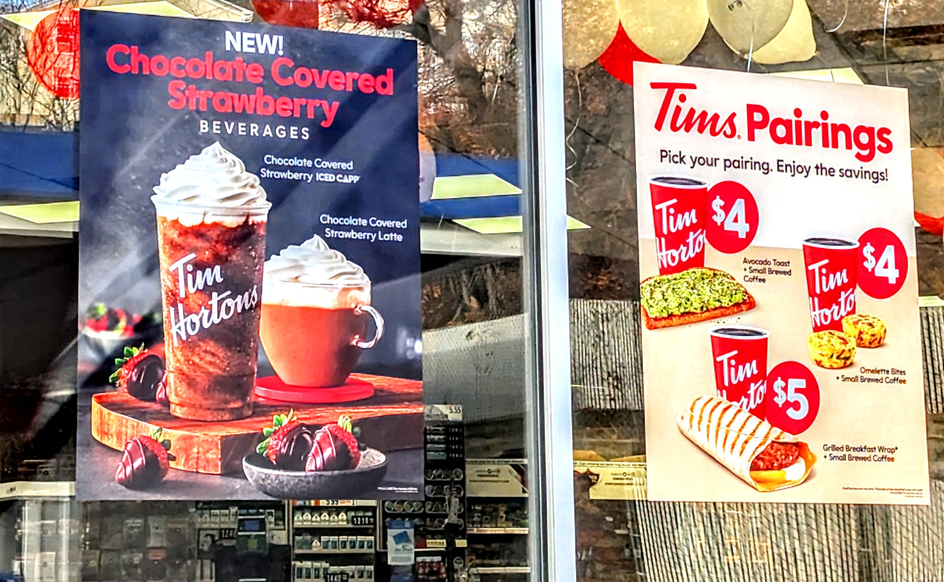 Tim Hortons Menu