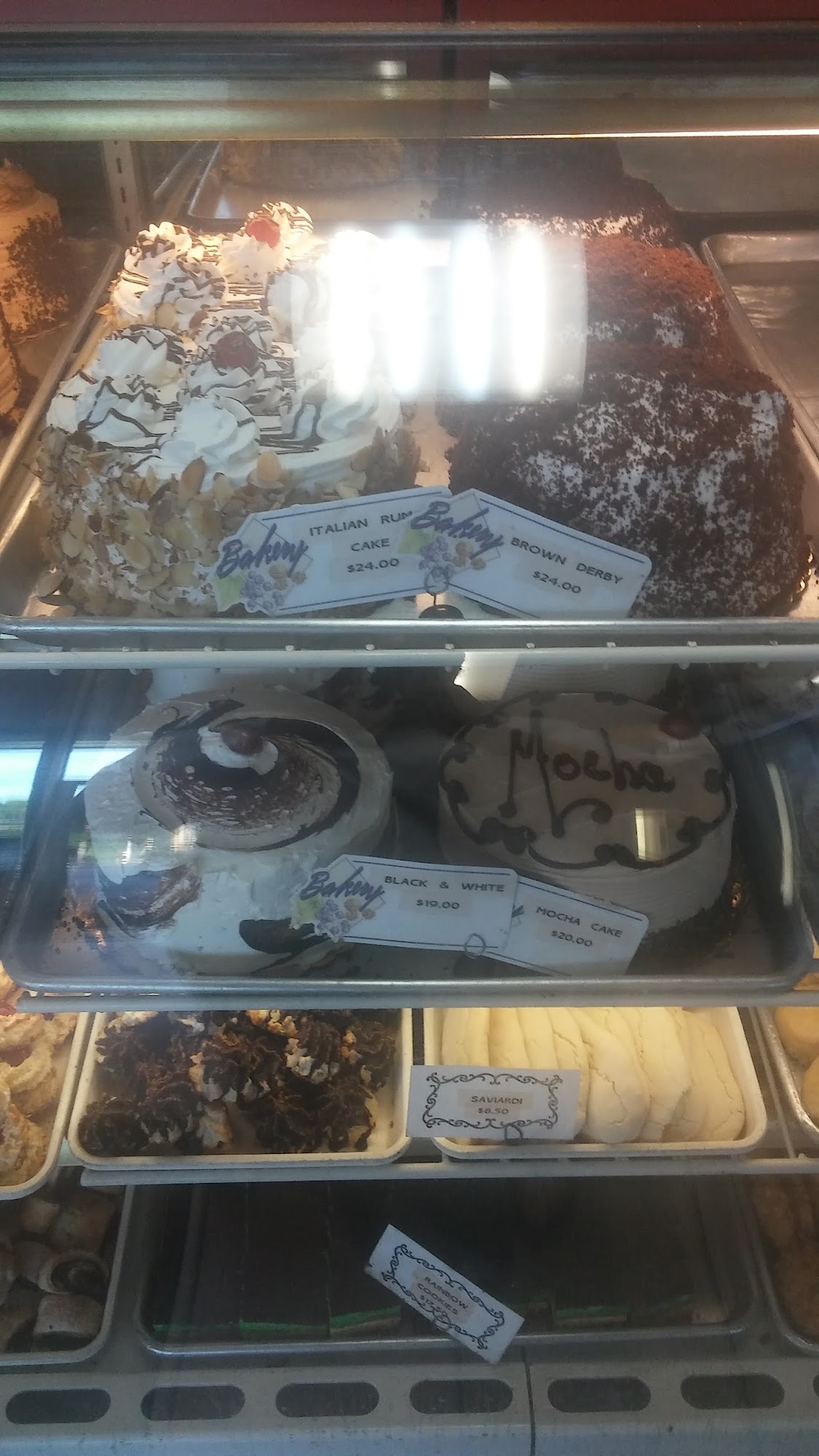 Scala Pastry Shop Menu