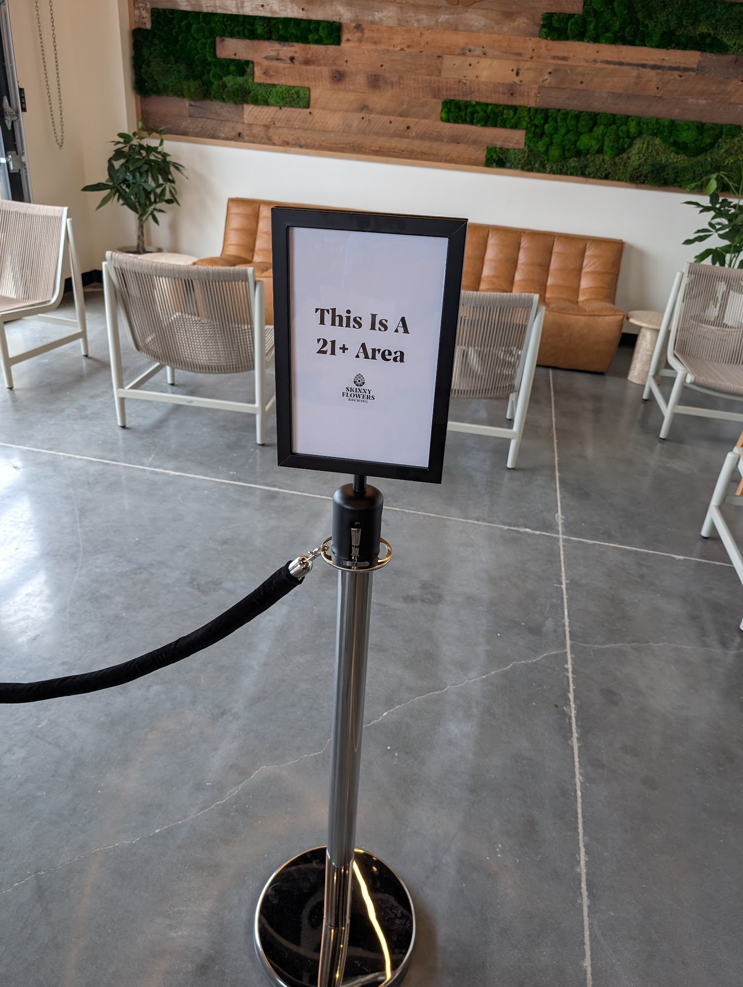 Skinny Flowers Brewing Company Menu