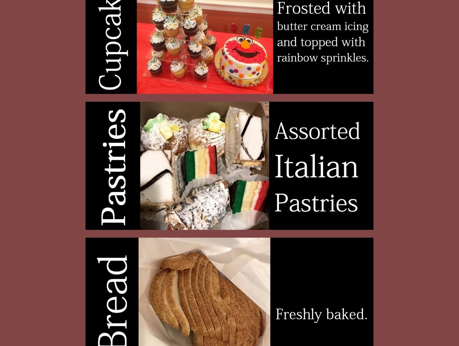 La Dolce Bakery Menu