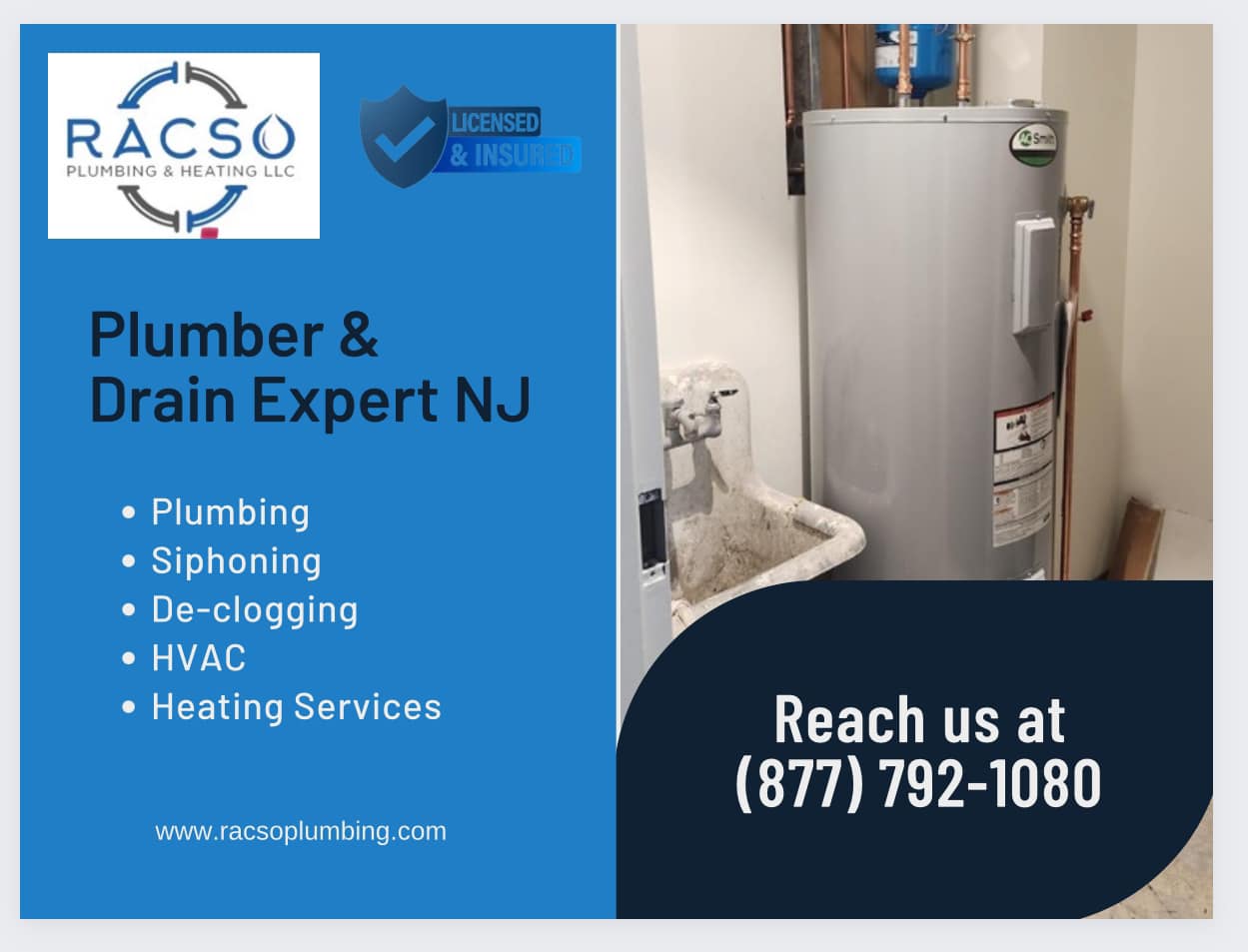 Racso Plumbing and Heating LLC
