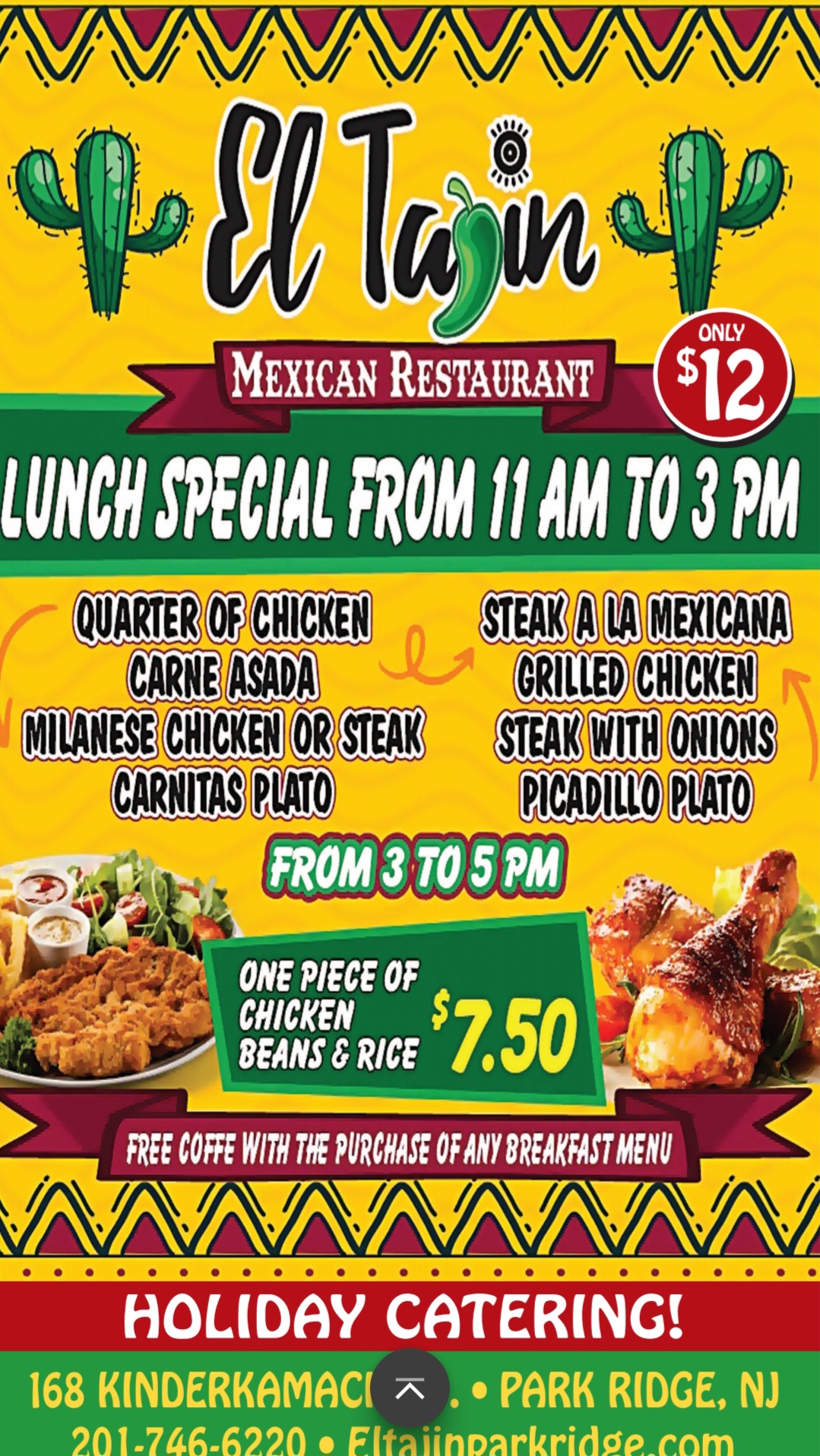 Mac Bliss (Inside El Tajin) Menu