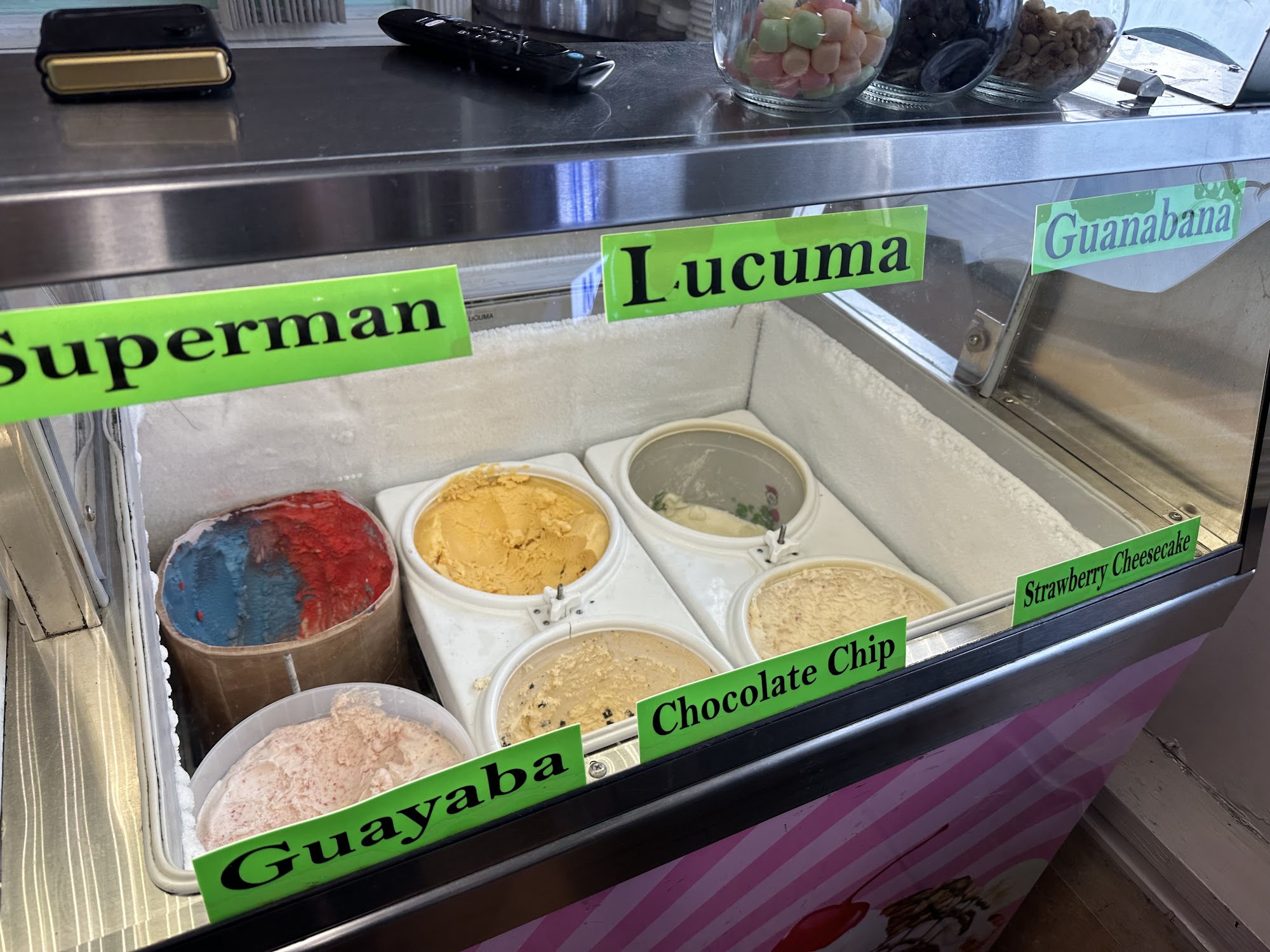 Bachi’s Ice Cream Menu