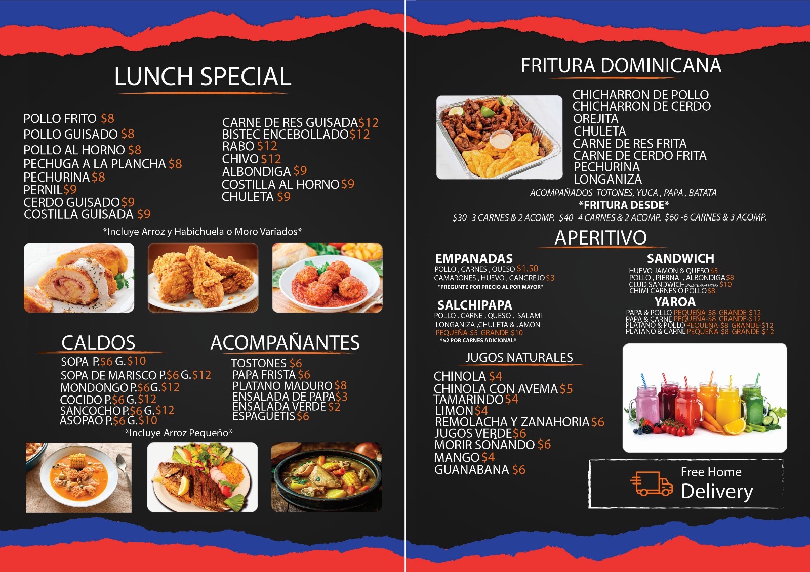 Juliet Restaurant Menu