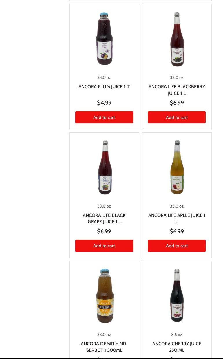 Sultan Supermarket Menu