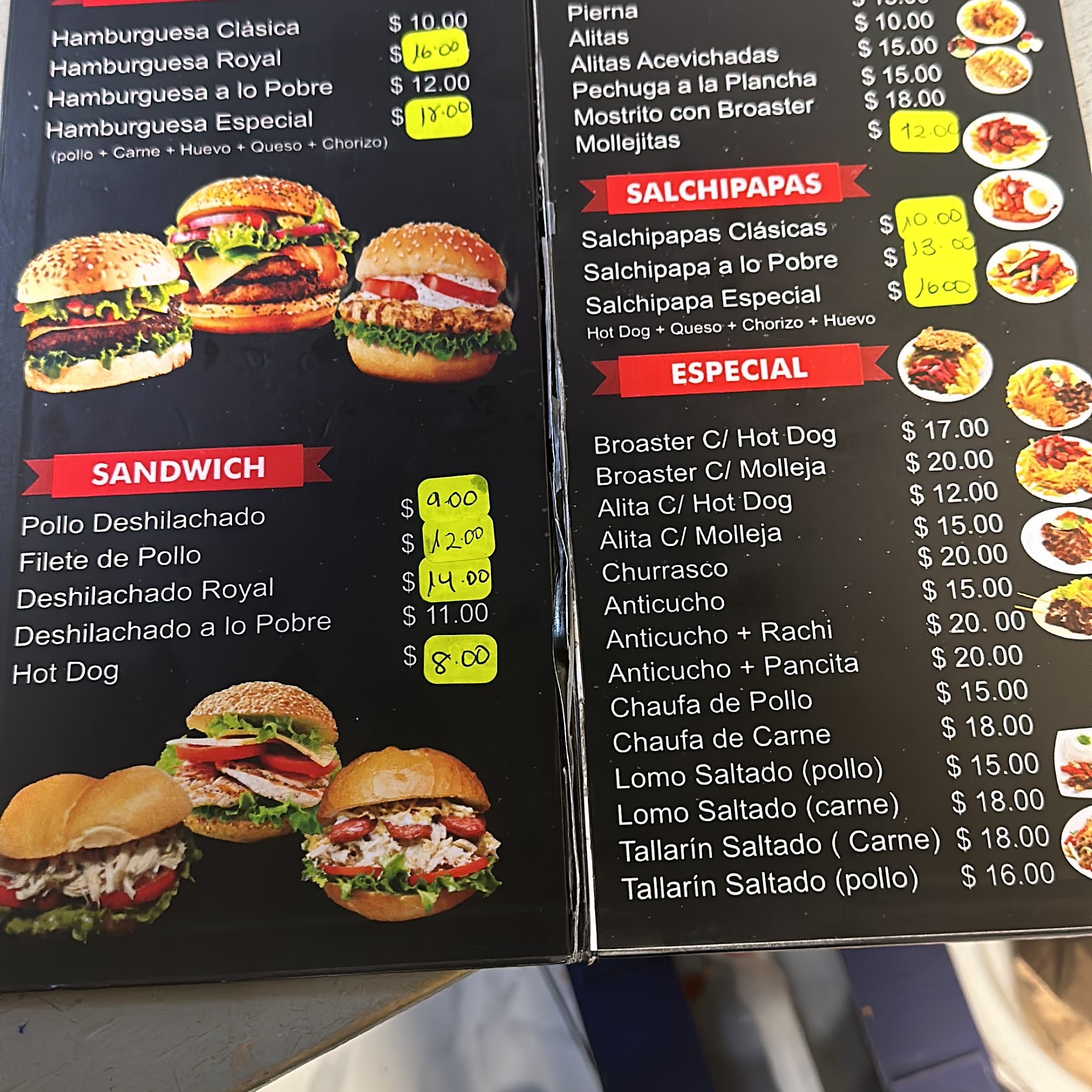 Doña Ceci Restaurant Menu