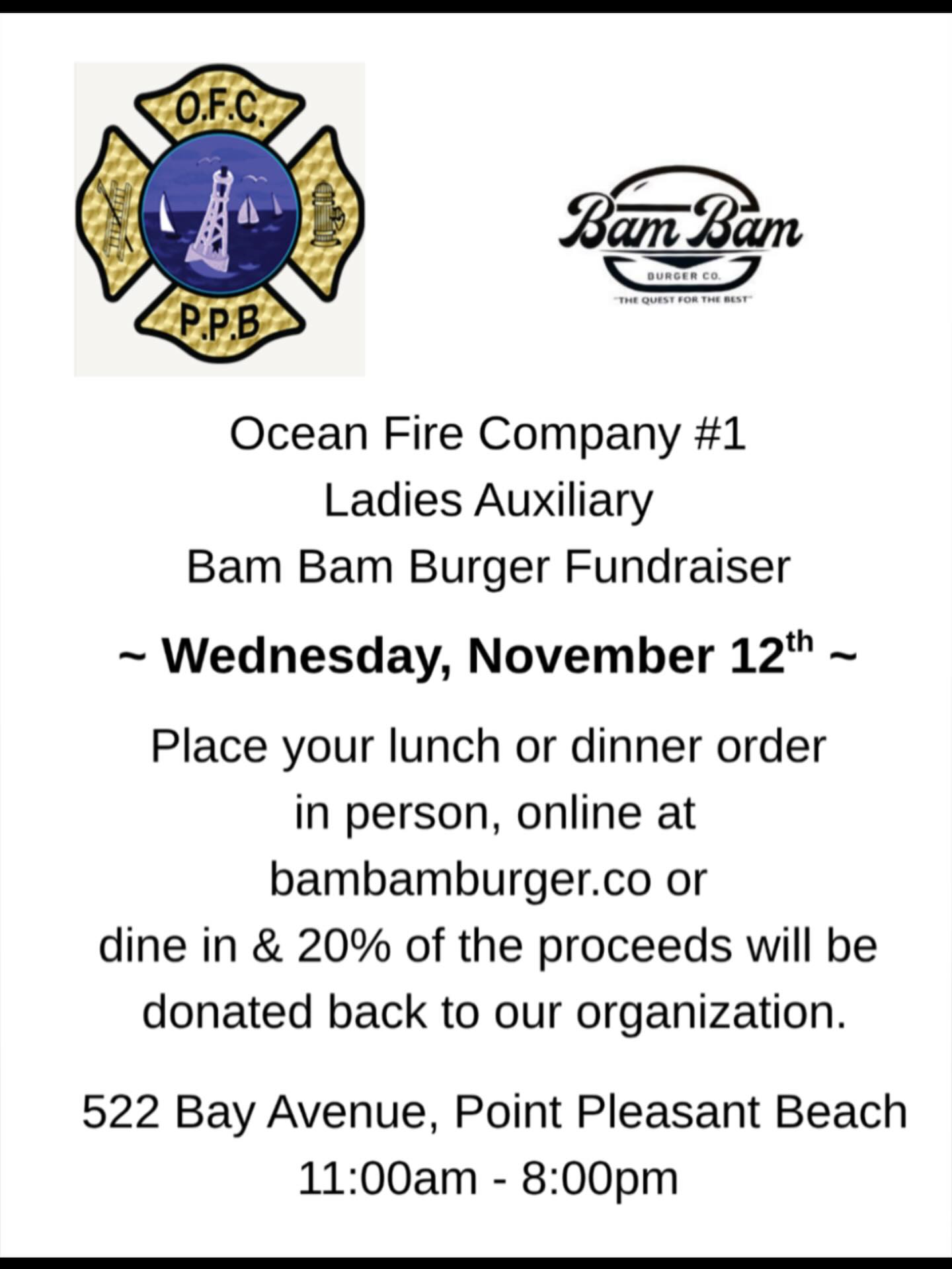 Bam Bam Burger Co. Point Pleasant Beach