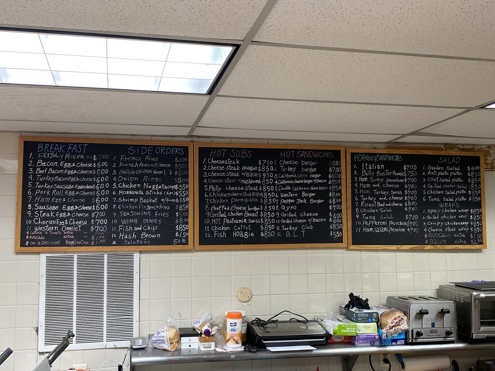 Molisana Deli Menu