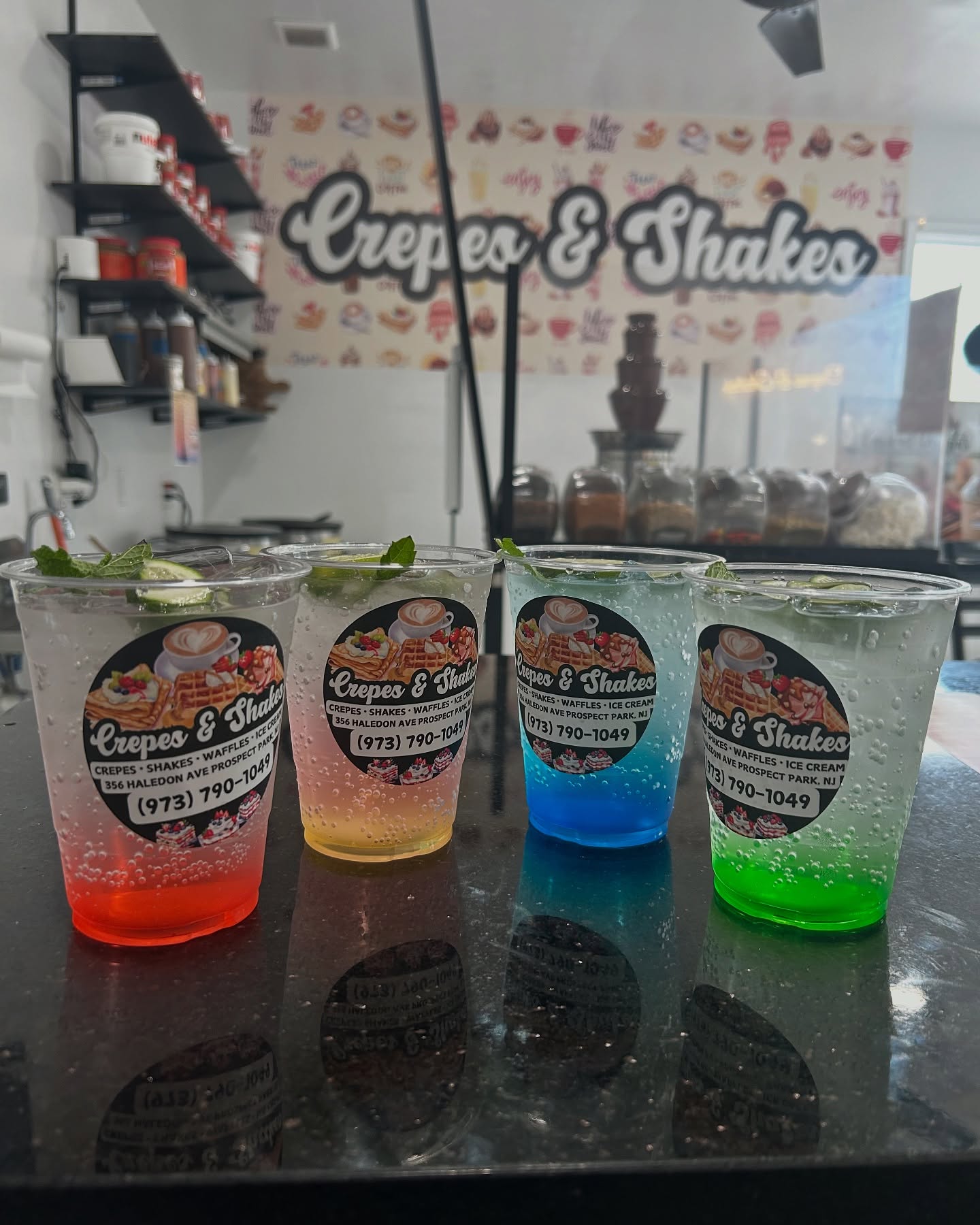 Crepes & Shakes Menu