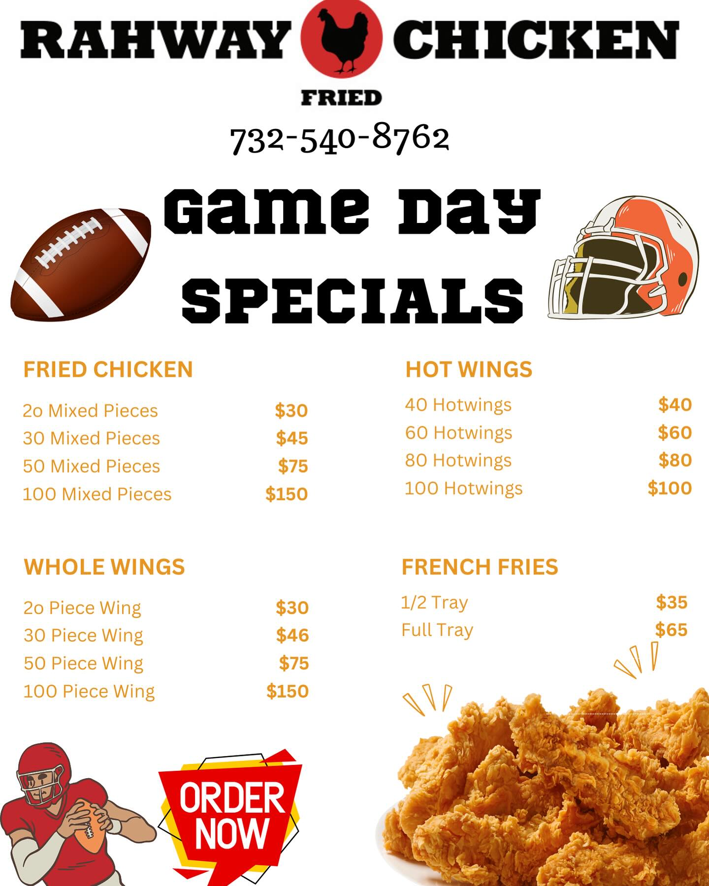 Rahway Creamery Menu