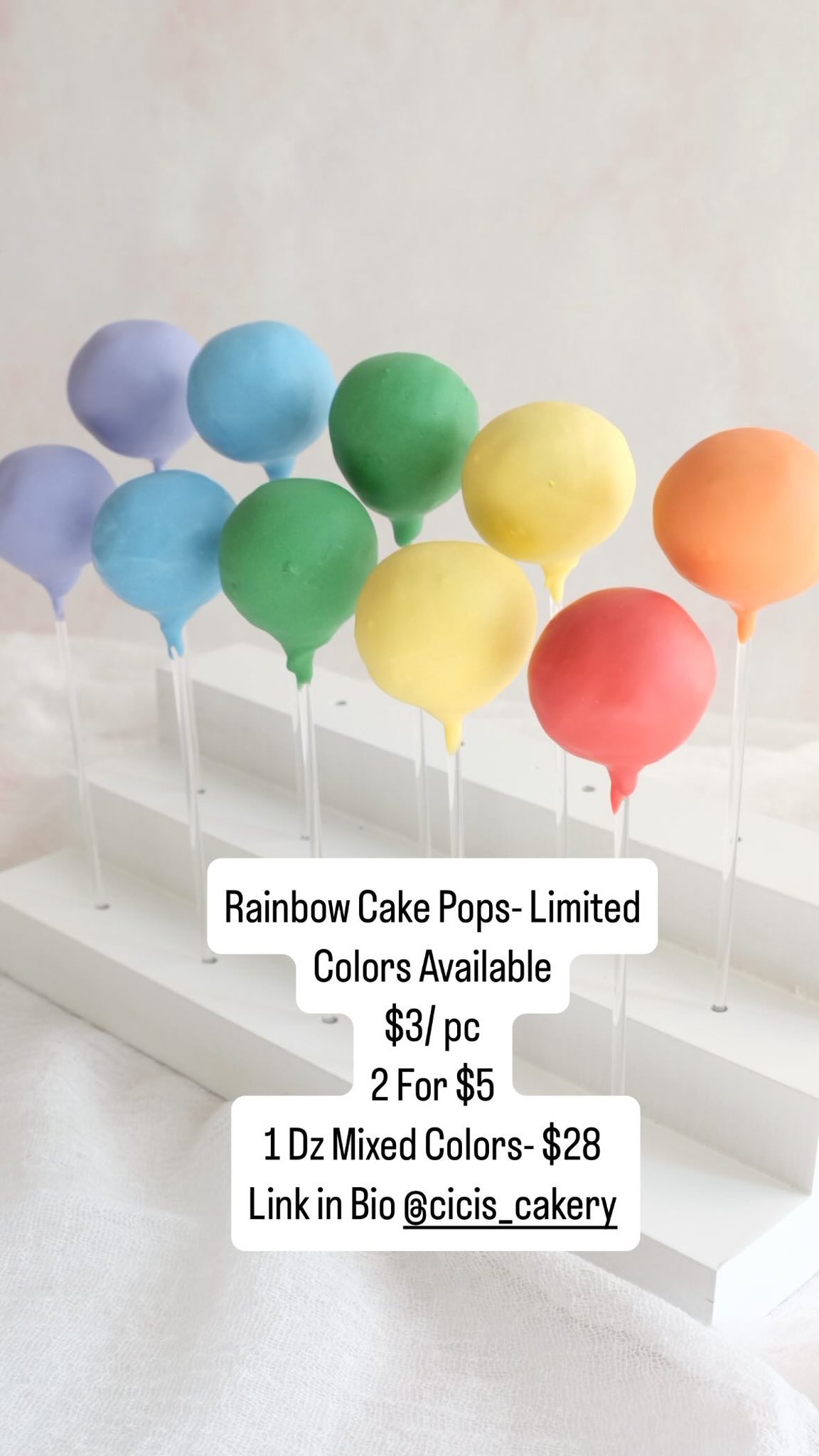 CiCi's Cakery LLC Menu