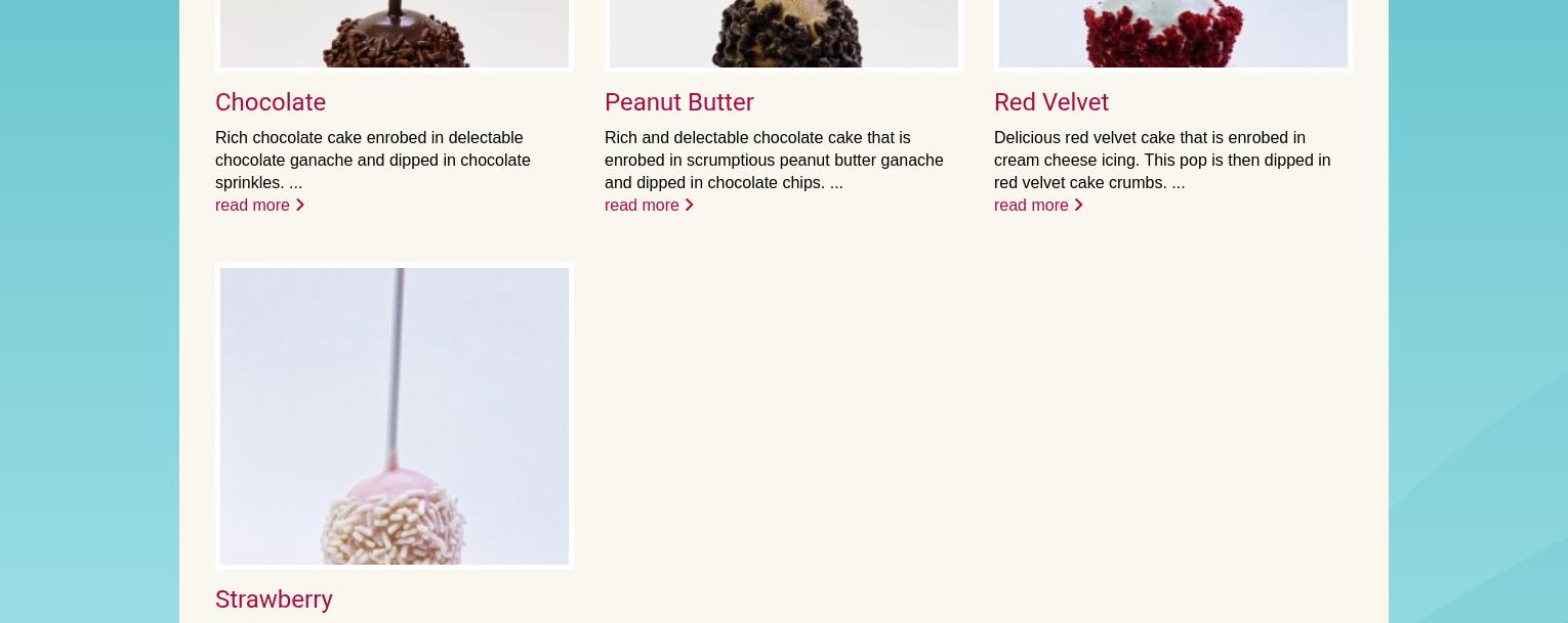 Baker's Perfection Inc Menu