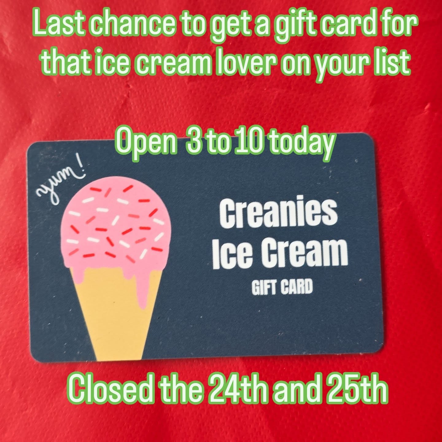 Creanies Ice Cream Sicklerville